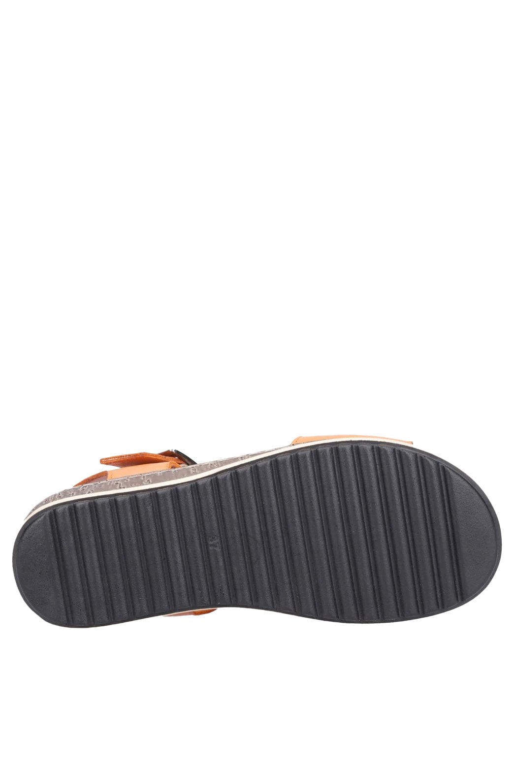 Hush Puppies Ellie Leather Sandals - Orange