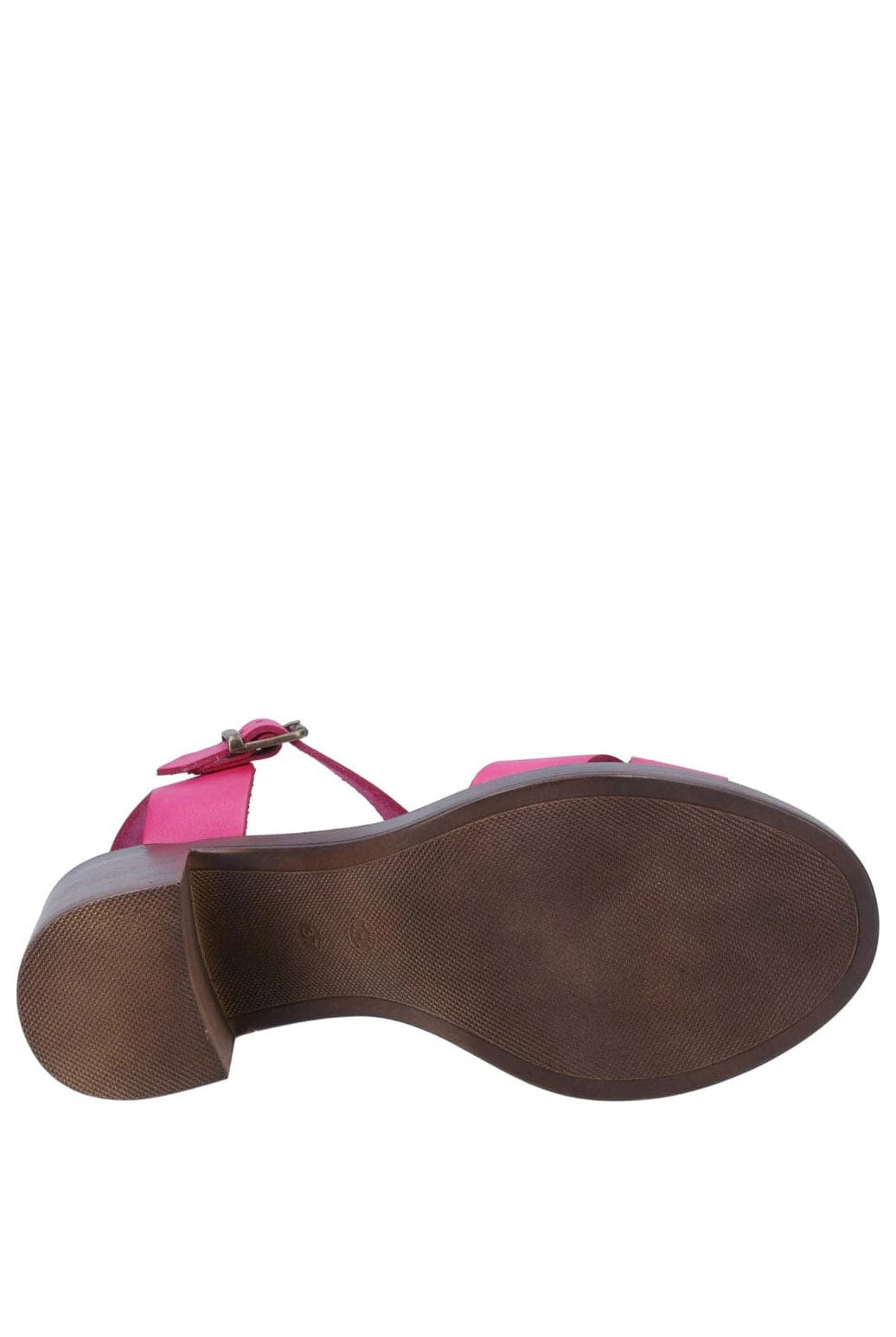 Hush Puppies Georgia Leather Heeled Sandals - Pink