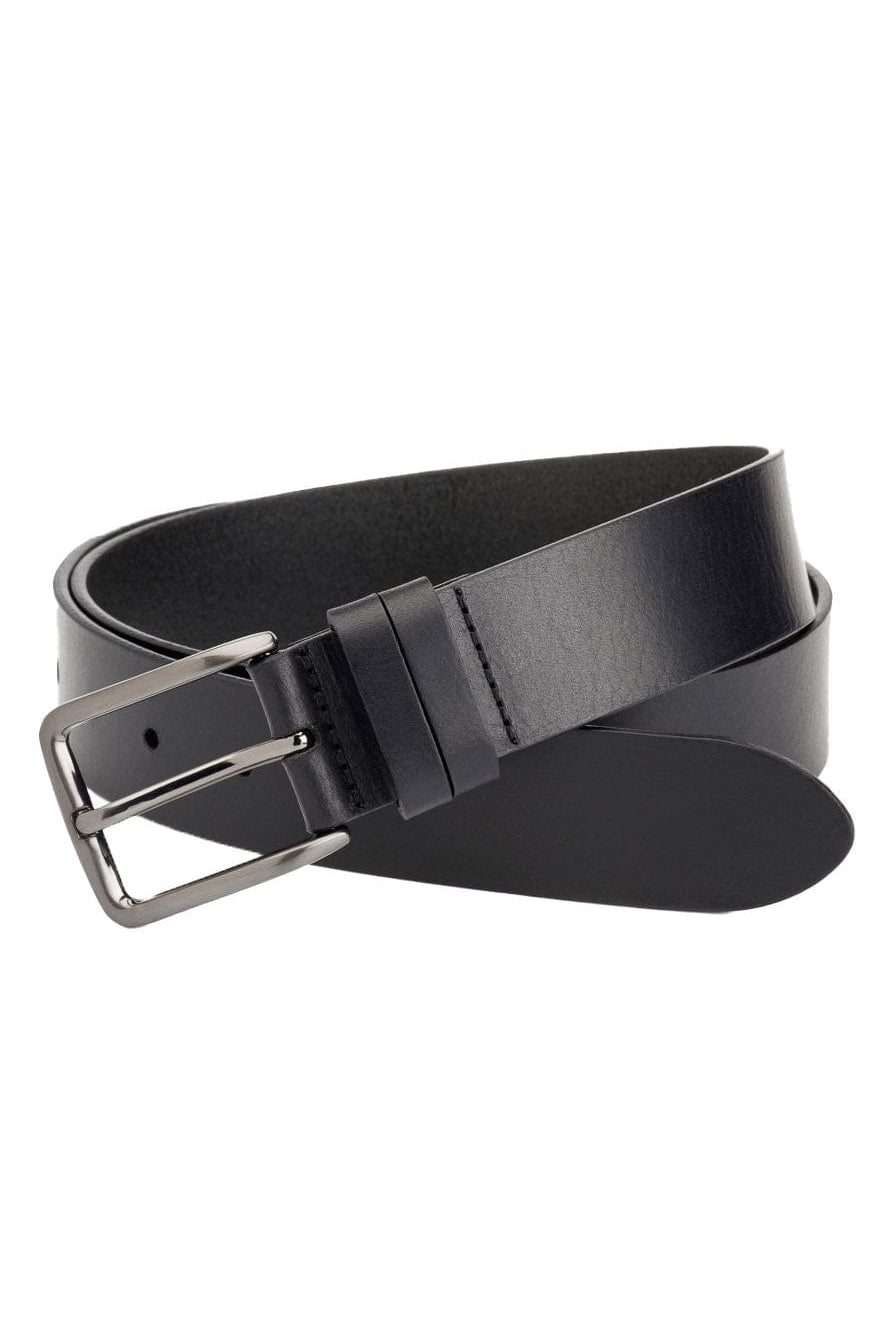 Ibex 35mm Cuba Leather Belt - Black