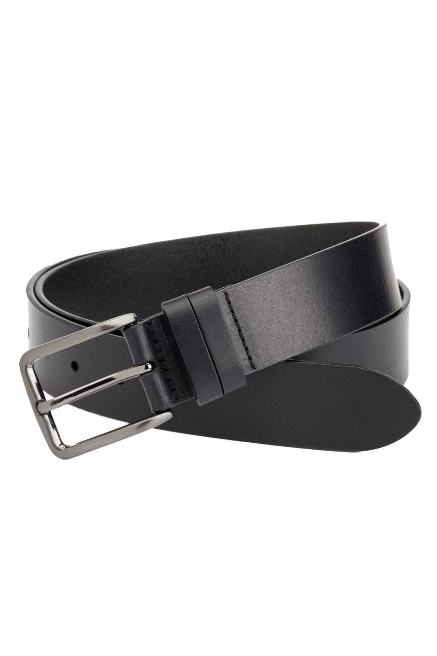 Ibex 35mm Cuba Leather Belt - Black