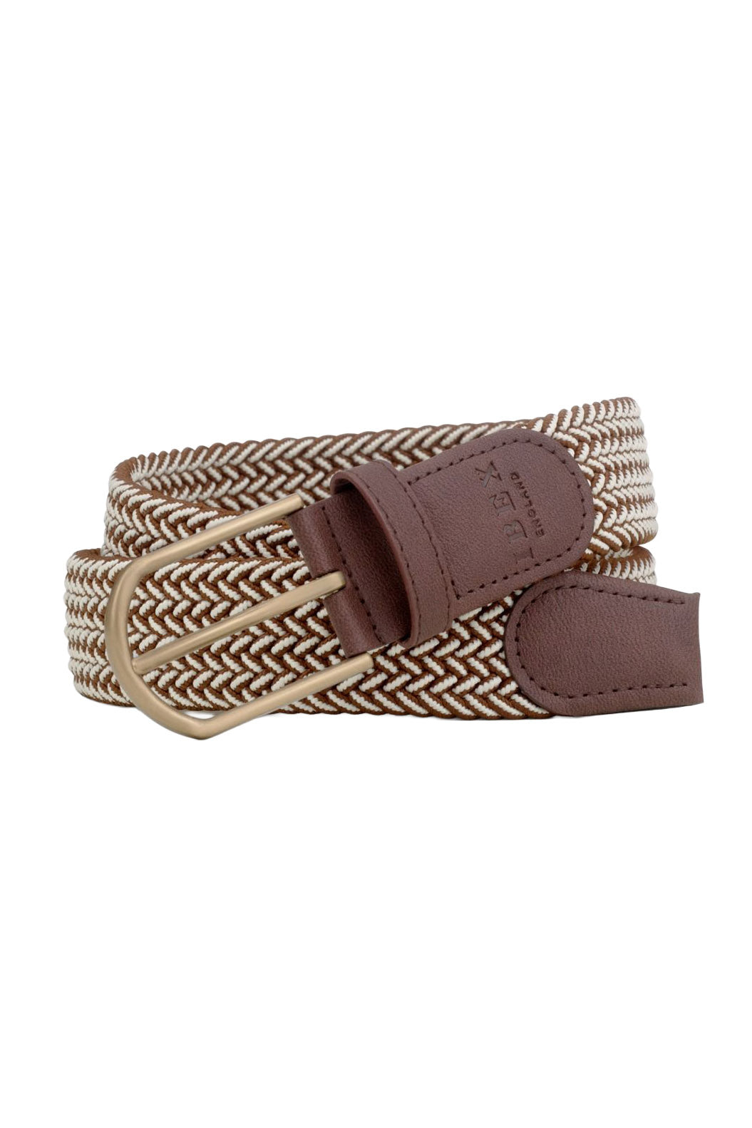 Ibex Repreve Woven Elasticated Belt - Brown Mix