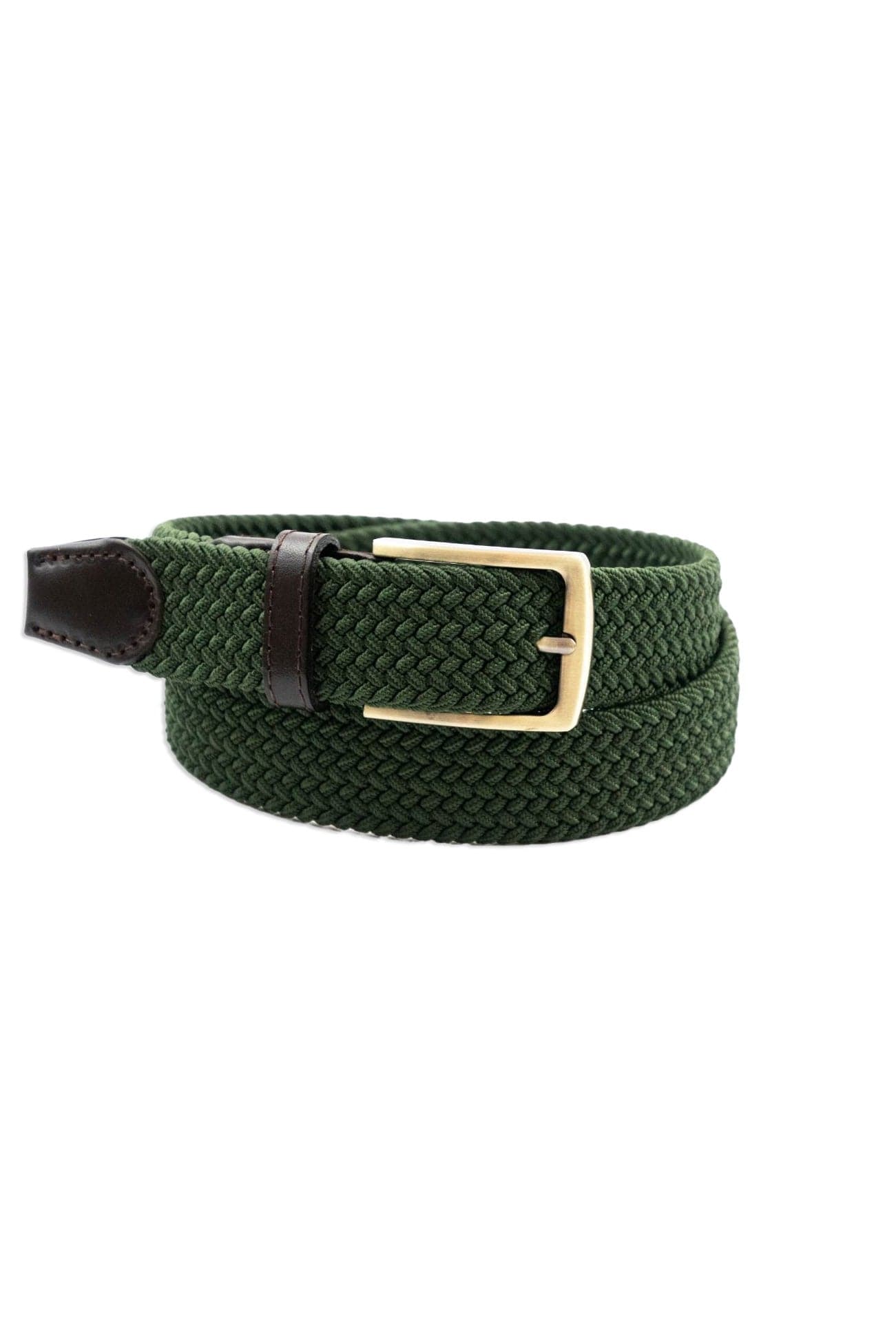 Ibex Woven Elasticated Belt - Khaki