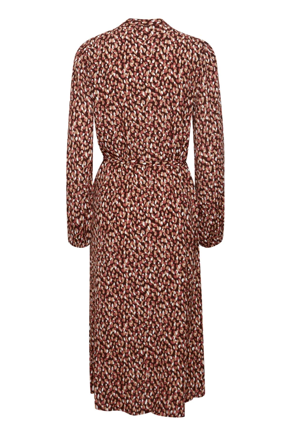 Ichi Dunala Light Woven Dress - Bracken