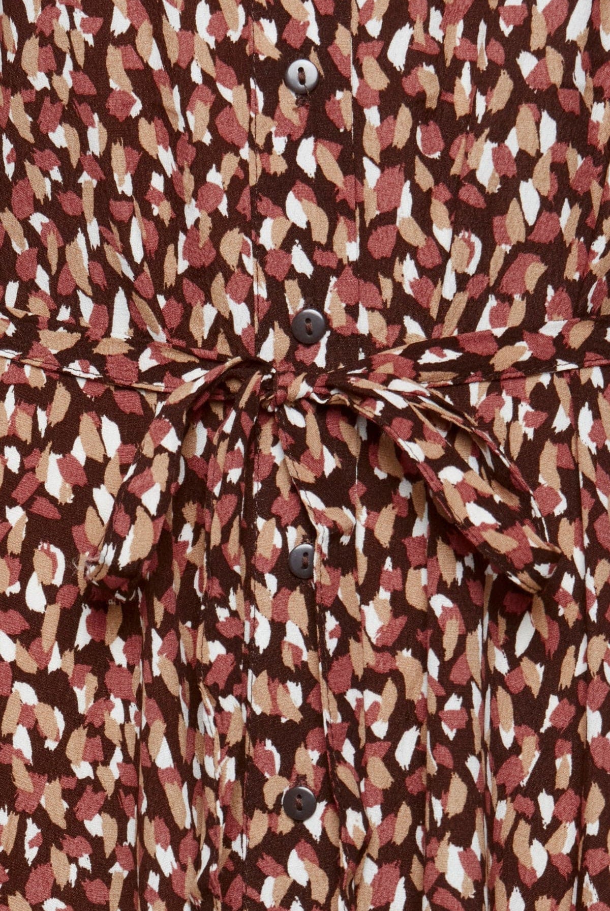 Ichi Dunala Light Woven Dress - Bracken