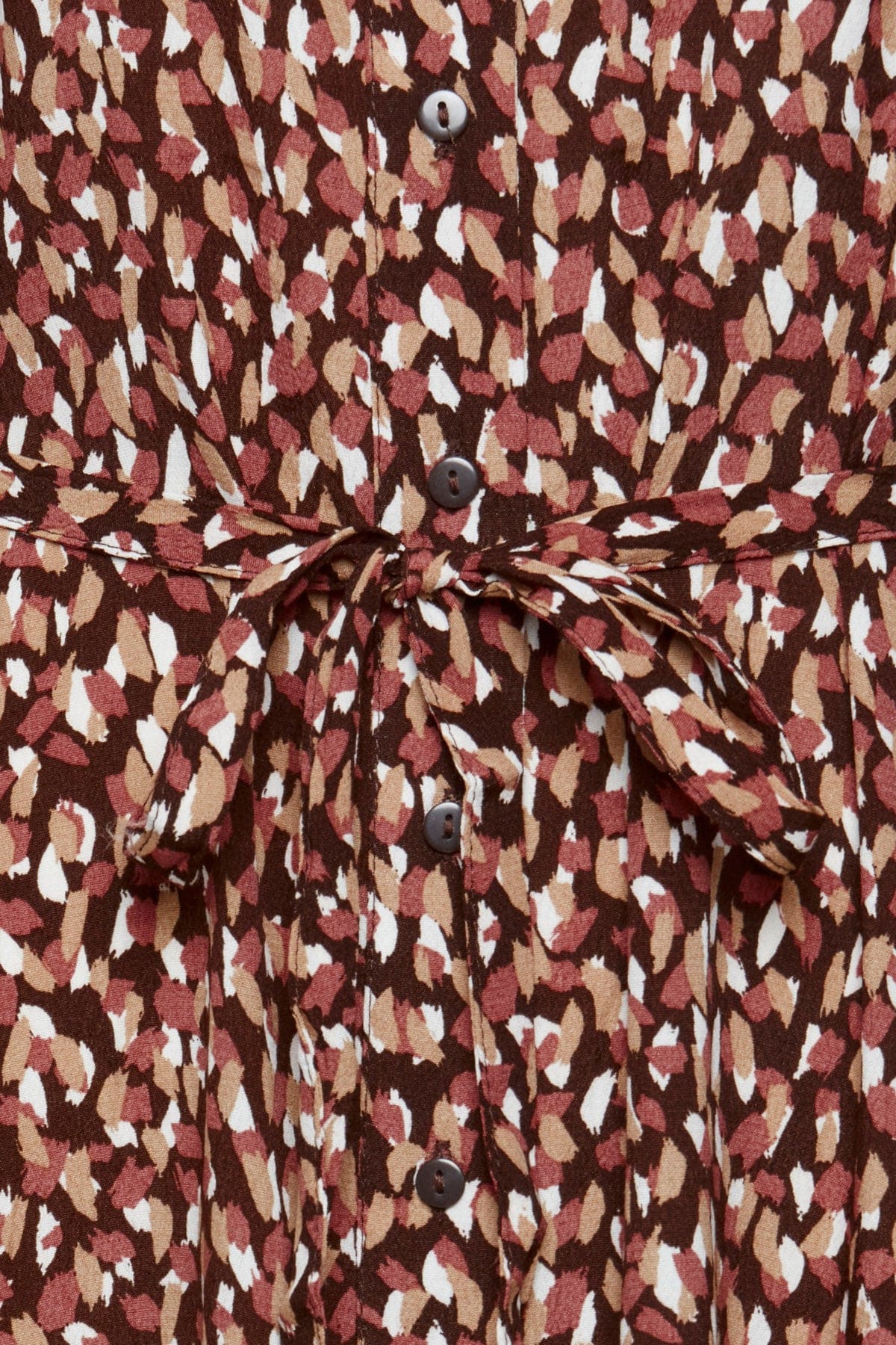 Ichi Dunala Light Woven Dress - Bracken