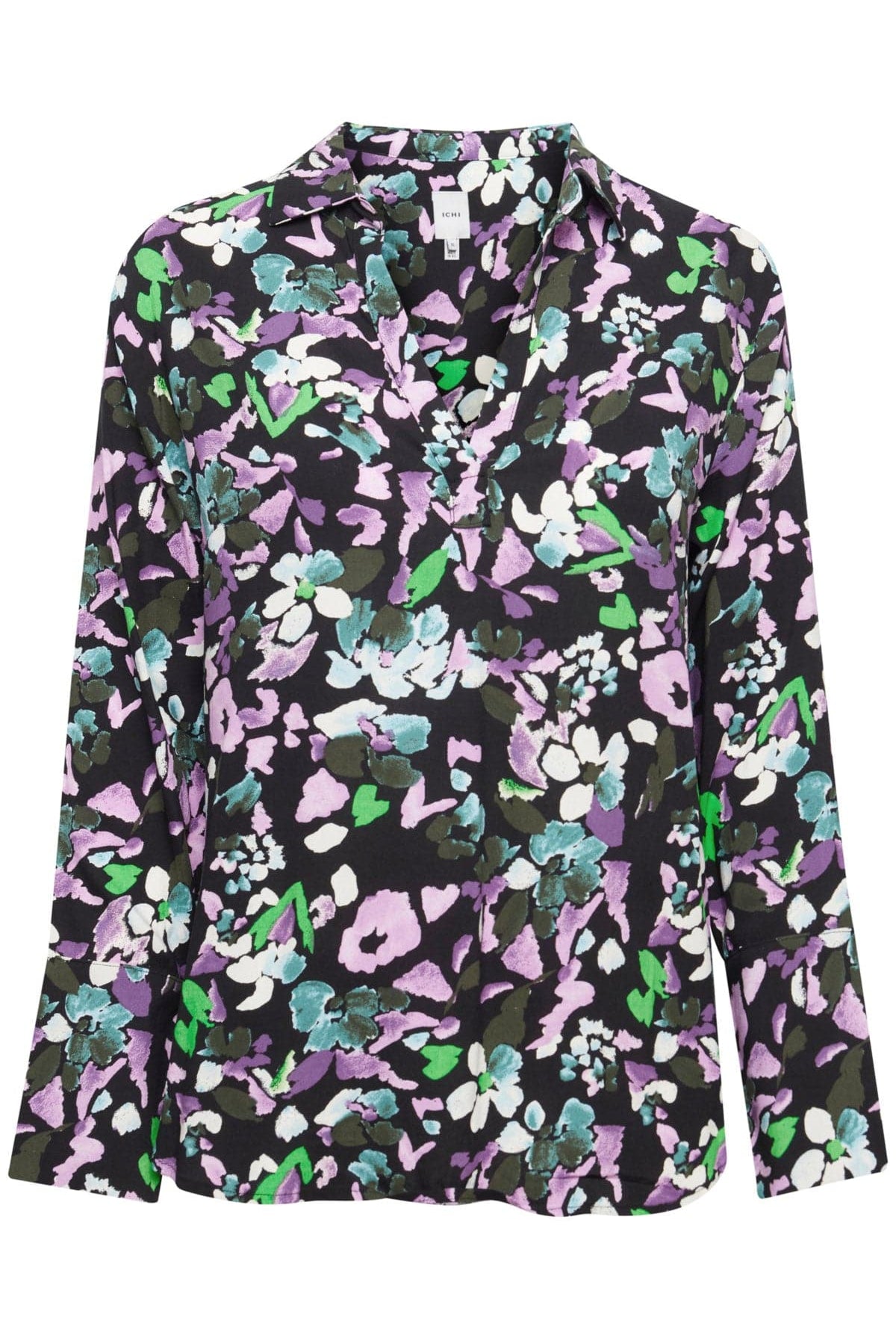 Ichi Vera Long Sleeve Woven Shirt - Multi Flower