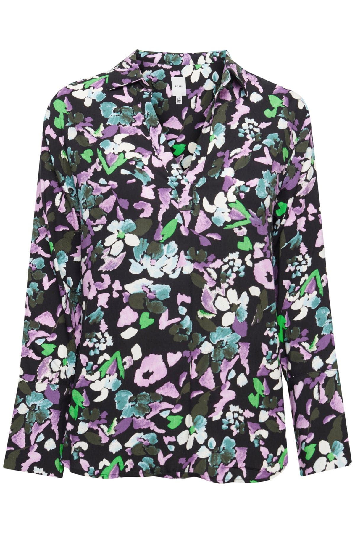 Ichi Vera Long Sleeve Woven Shirt - Multi Flower
