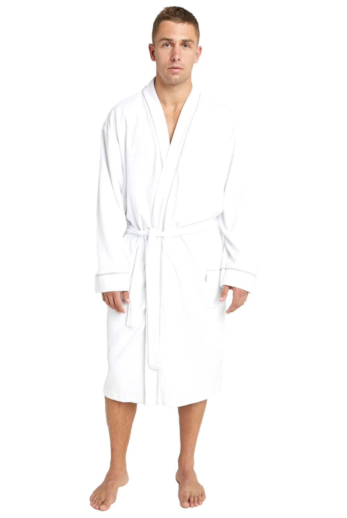 Jockey USA Originals Terry Bath Robe - White