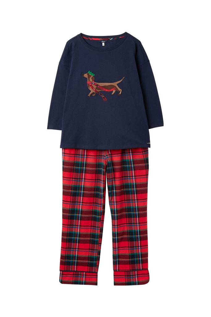 Joules Goodnight Christmas Pyjama Set - Xmas Dog