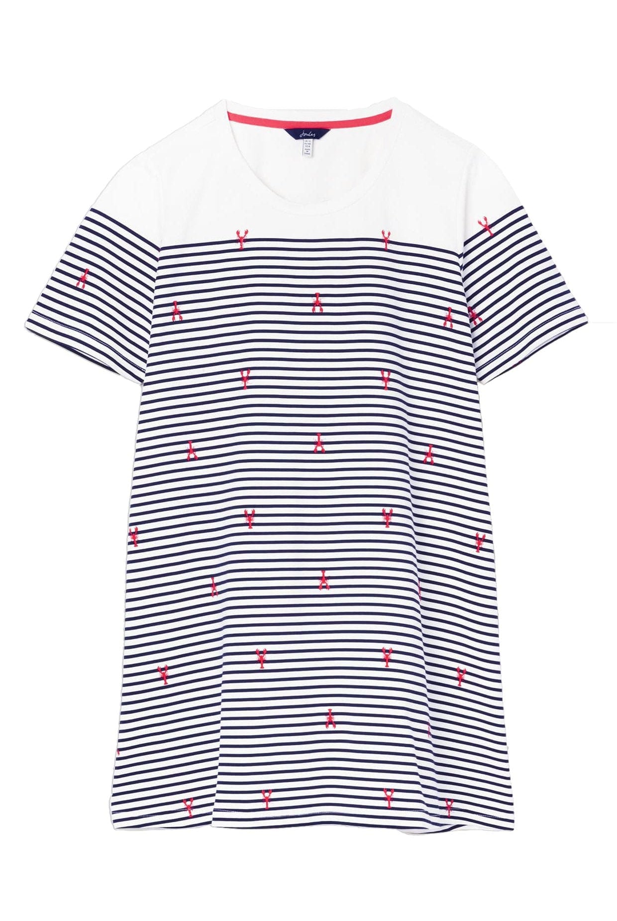 Joules Hattie A Line Tunic - Navy Stripe Lobster