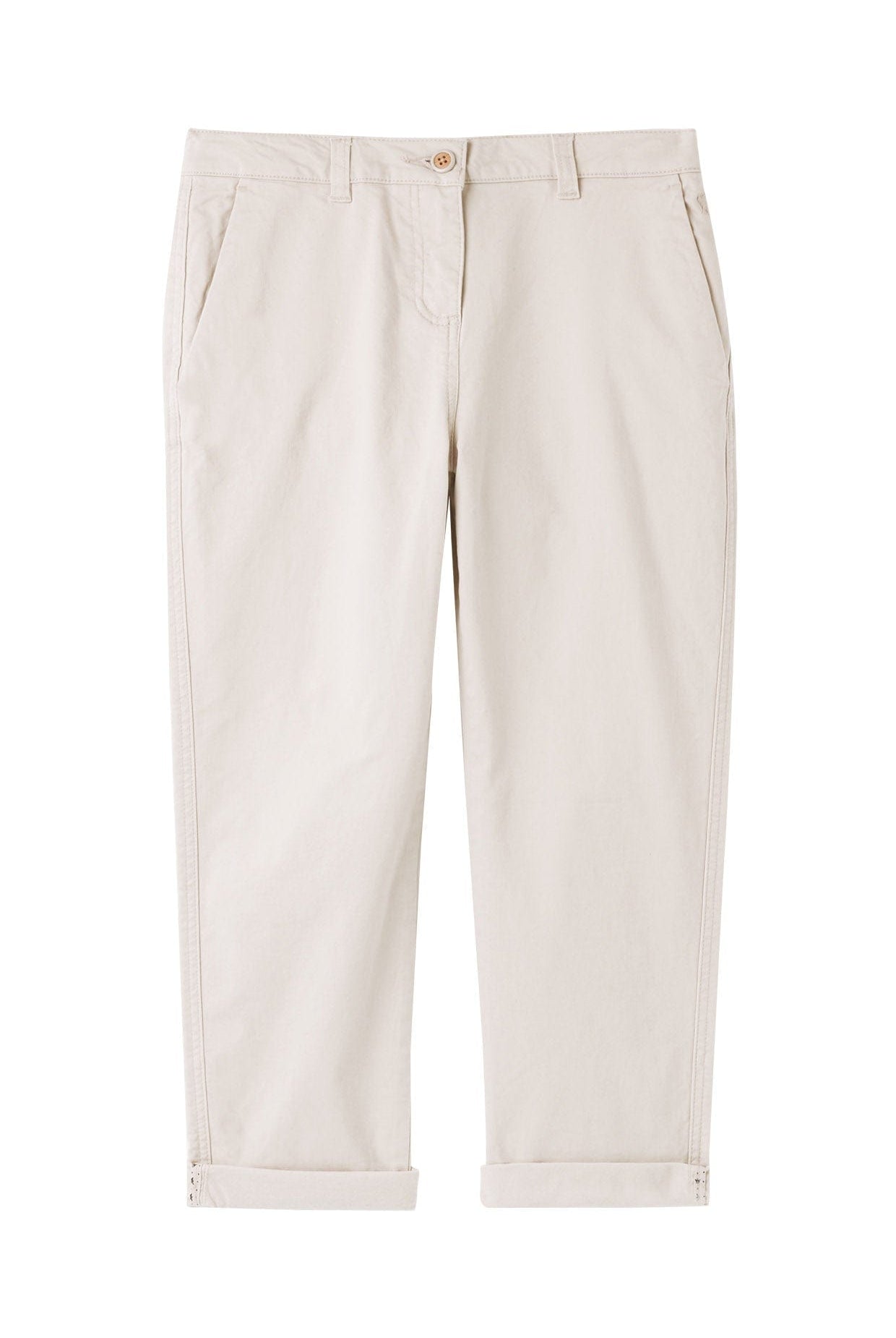 Joules Hesford Cropped Chinos - Ivory