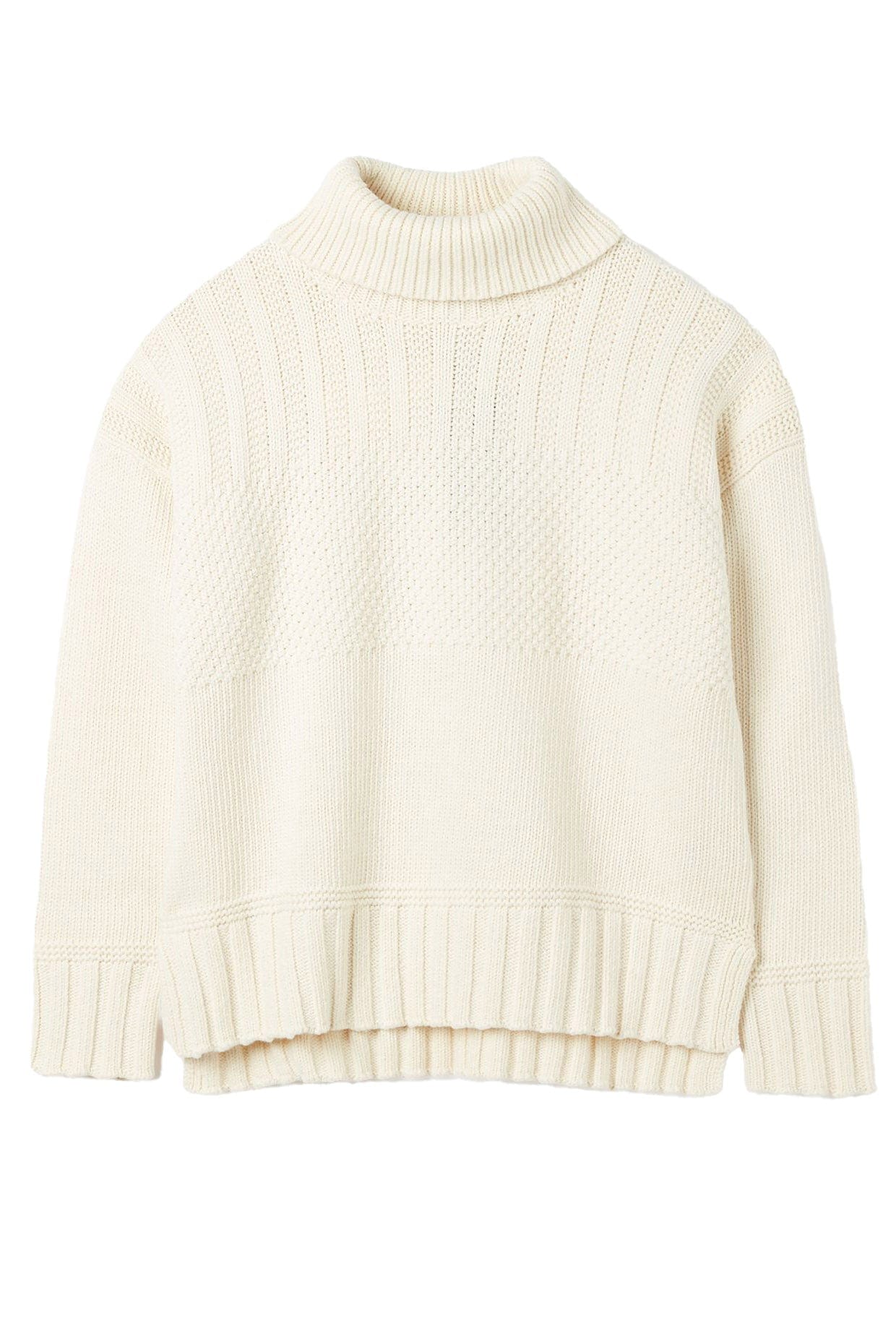Joules Joyce Roll Neck Jumper - Buttermilk