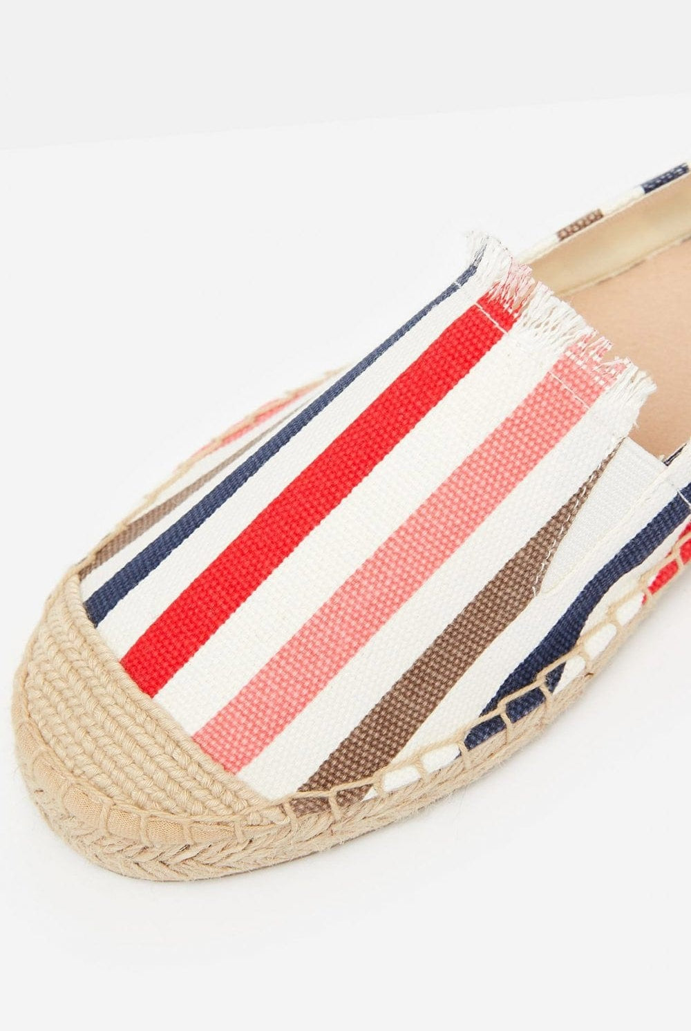 Joules Shelbury Espadrilles - Cream Stripe