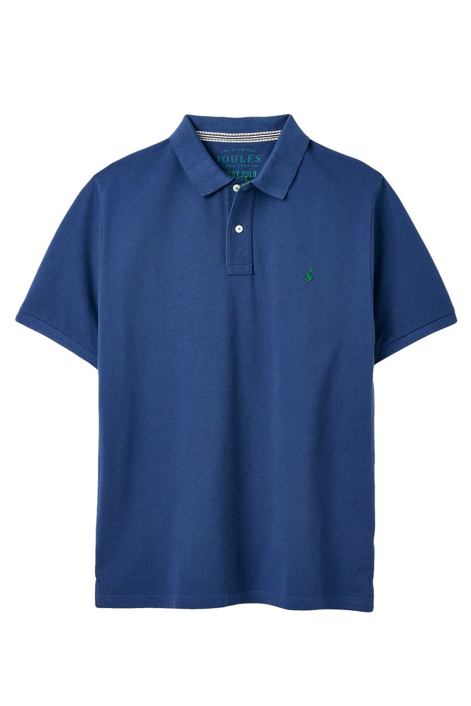 Joules Woody Classic Fit Polo Shirt - Deep Blue