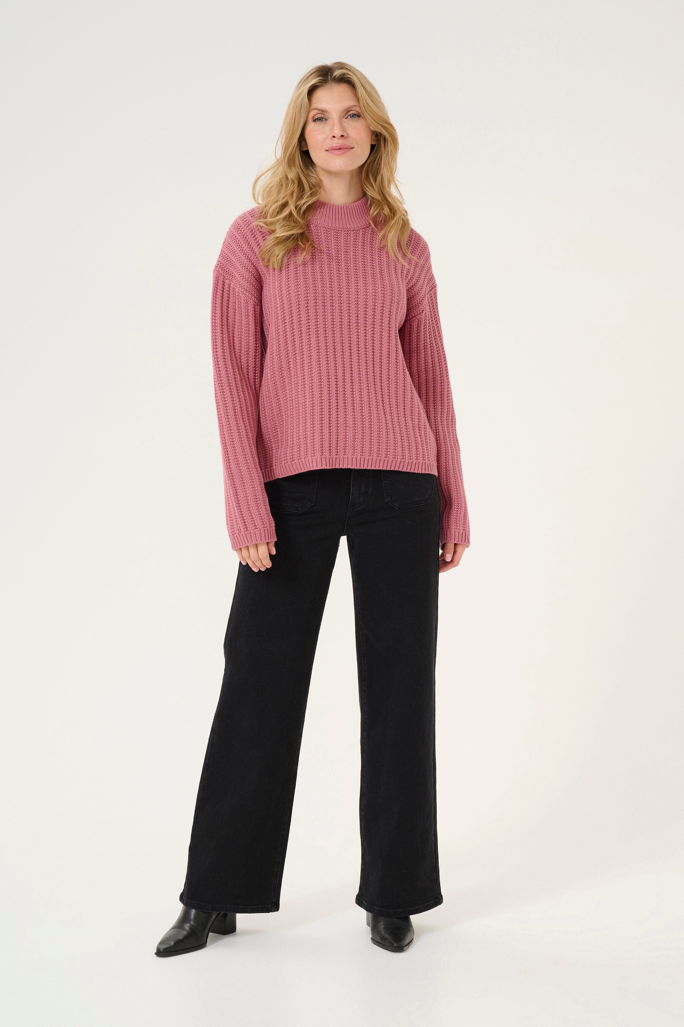 Kaffe Bess Jumper - Mesa Rose