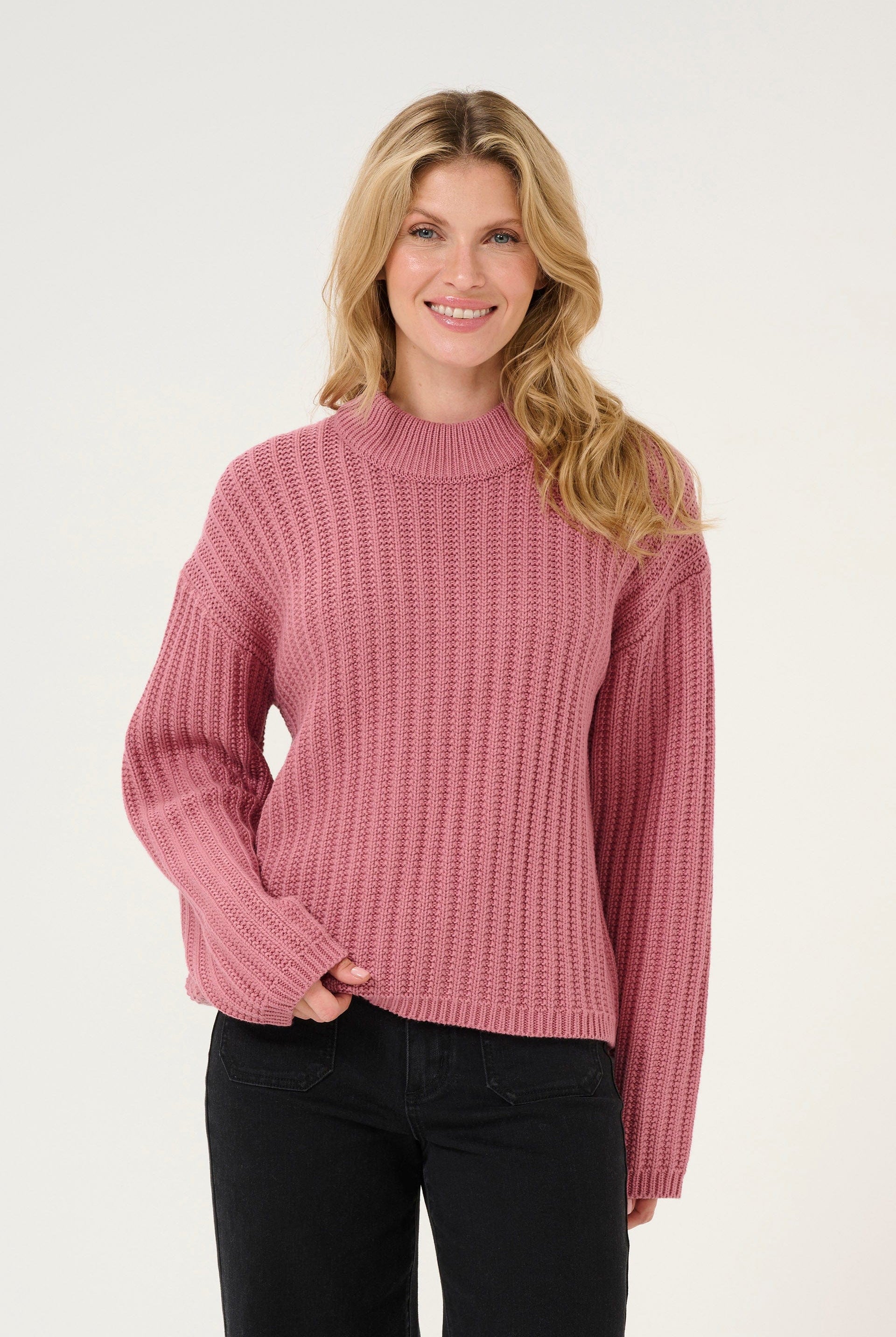 Kaffe Bess Jumper - Mesa Rose