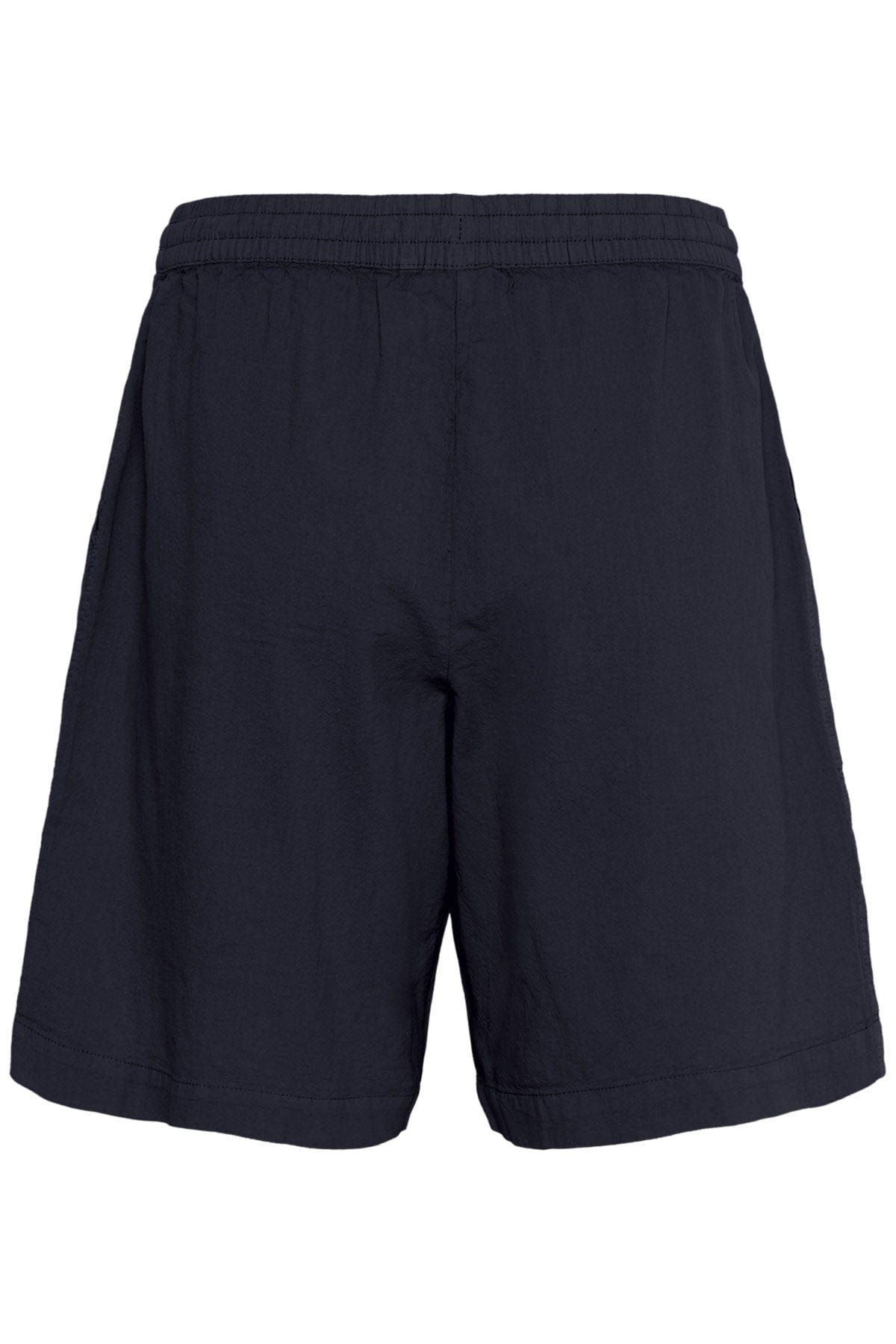 Kaffe Naya Cotton Elasticated Waist Shorts - Midnight Marine