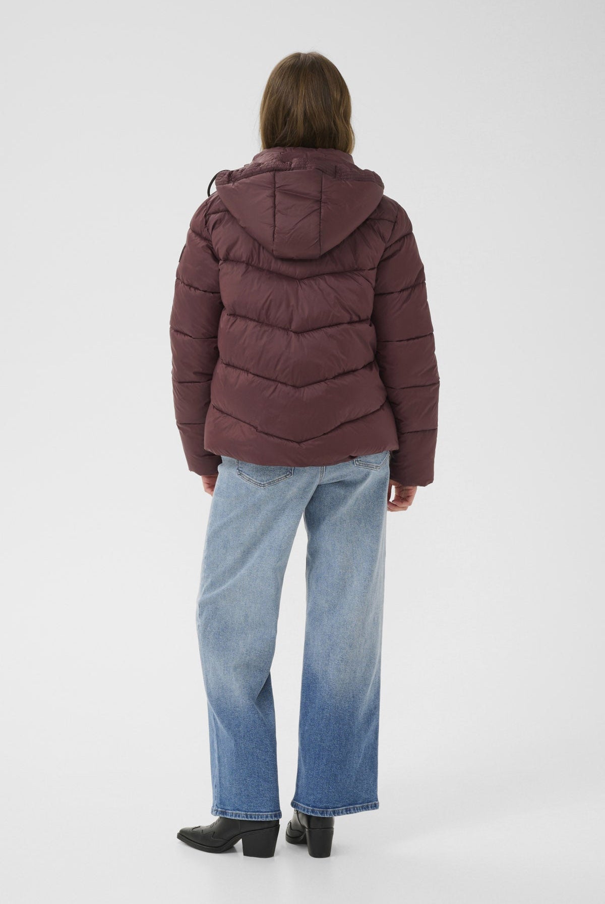 Kaffe Susanne Puffer Jacket - Fudge