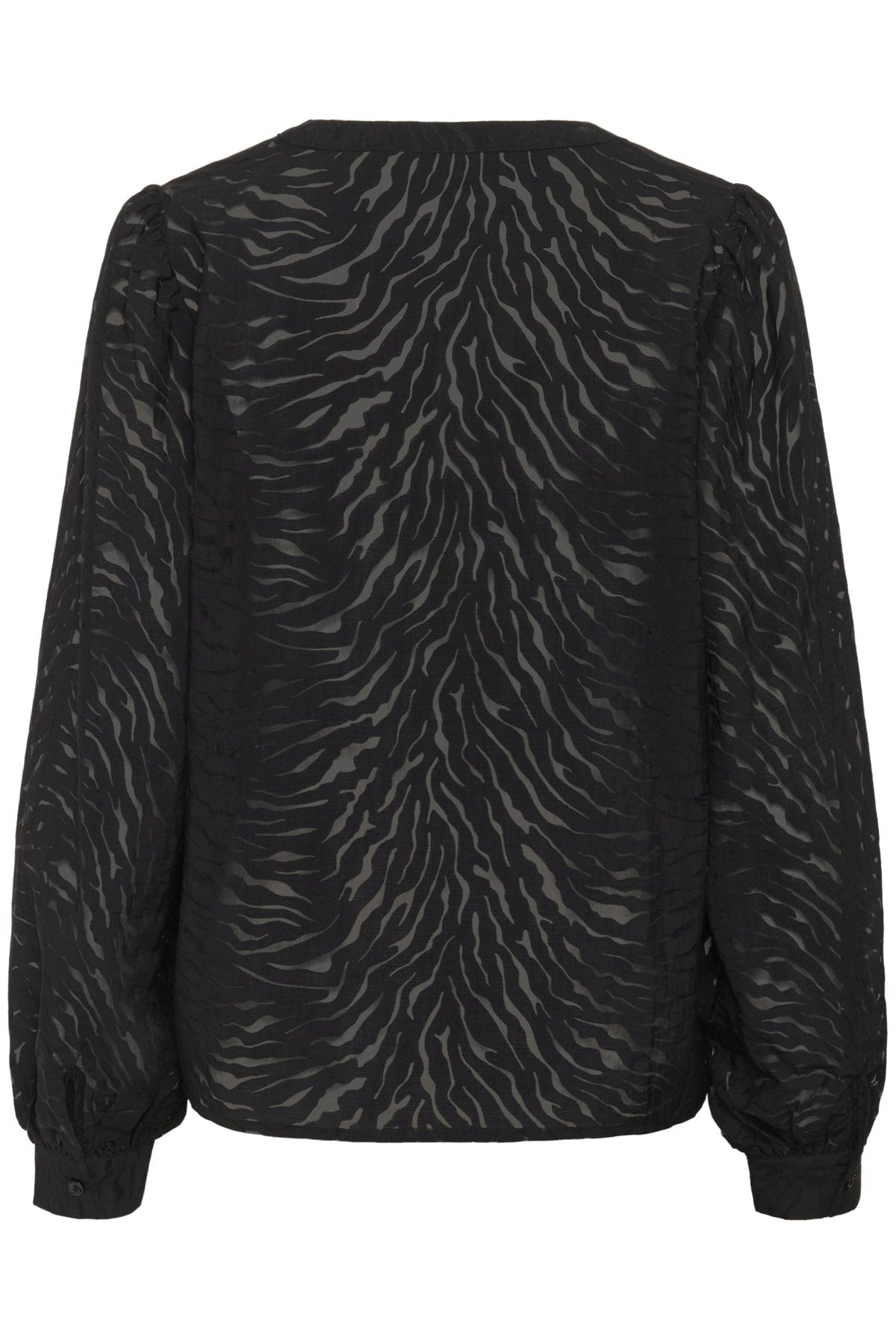 Kaffe Vivian Printed Blouse - Black