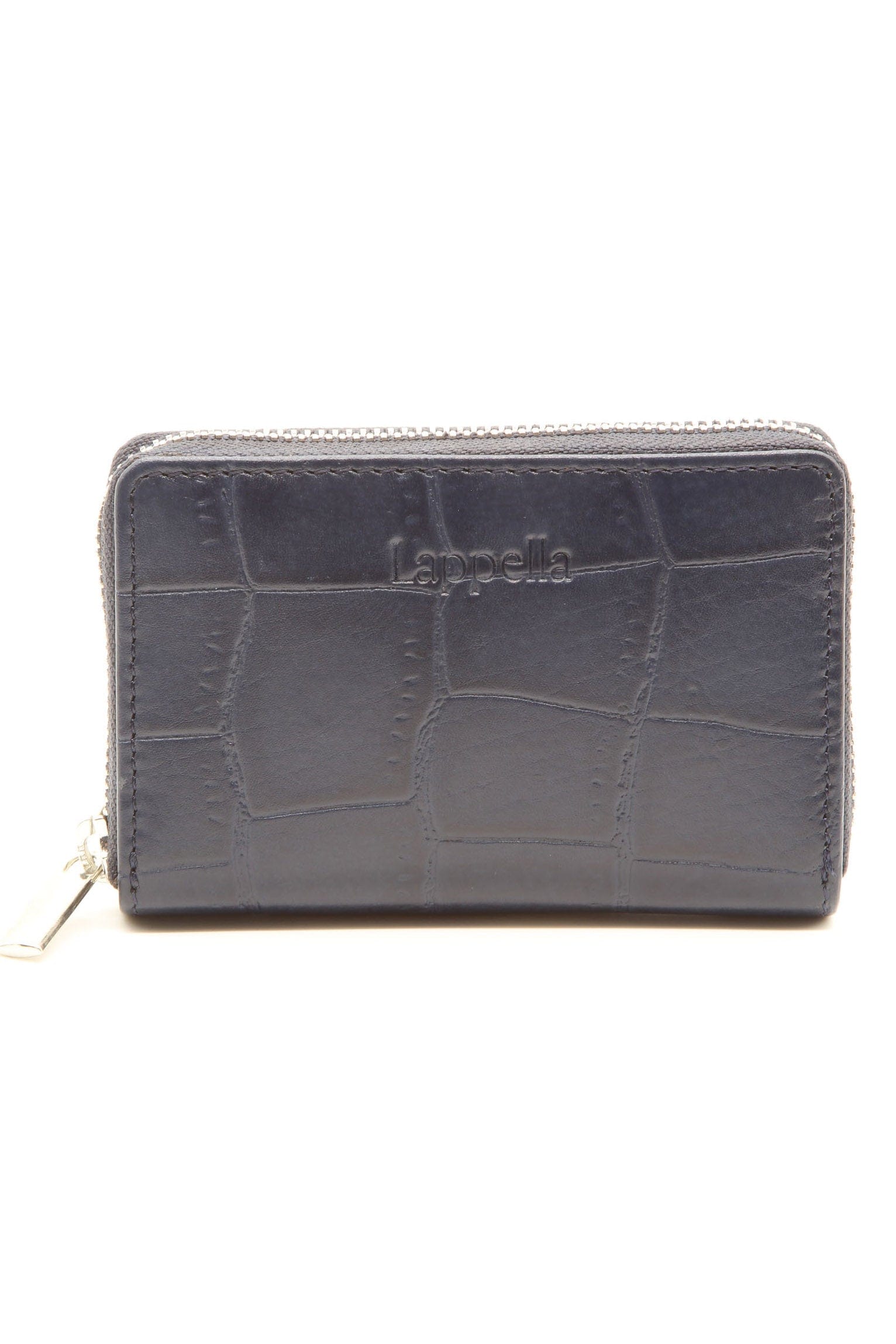 Lappella Eva Small Leather Purse - Navy Croc 141_NAVYCROC_OS