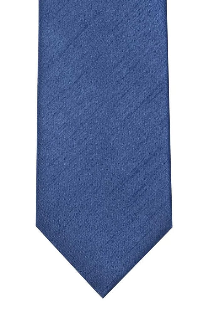 Lloyd Attree & Smith Shantung Tie - Airforce T1865_5_OS