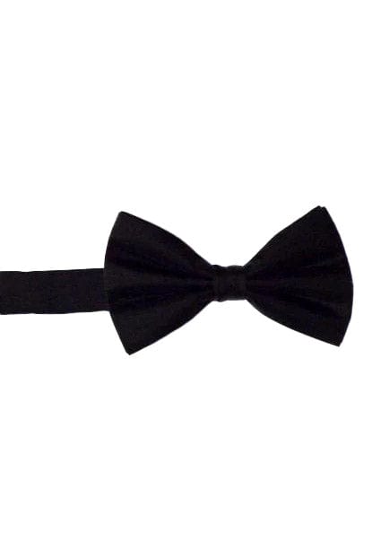 Lloyd Attree & Smith Silk Barathea Ready Tied Bow Tie - Black B5000_1_OS