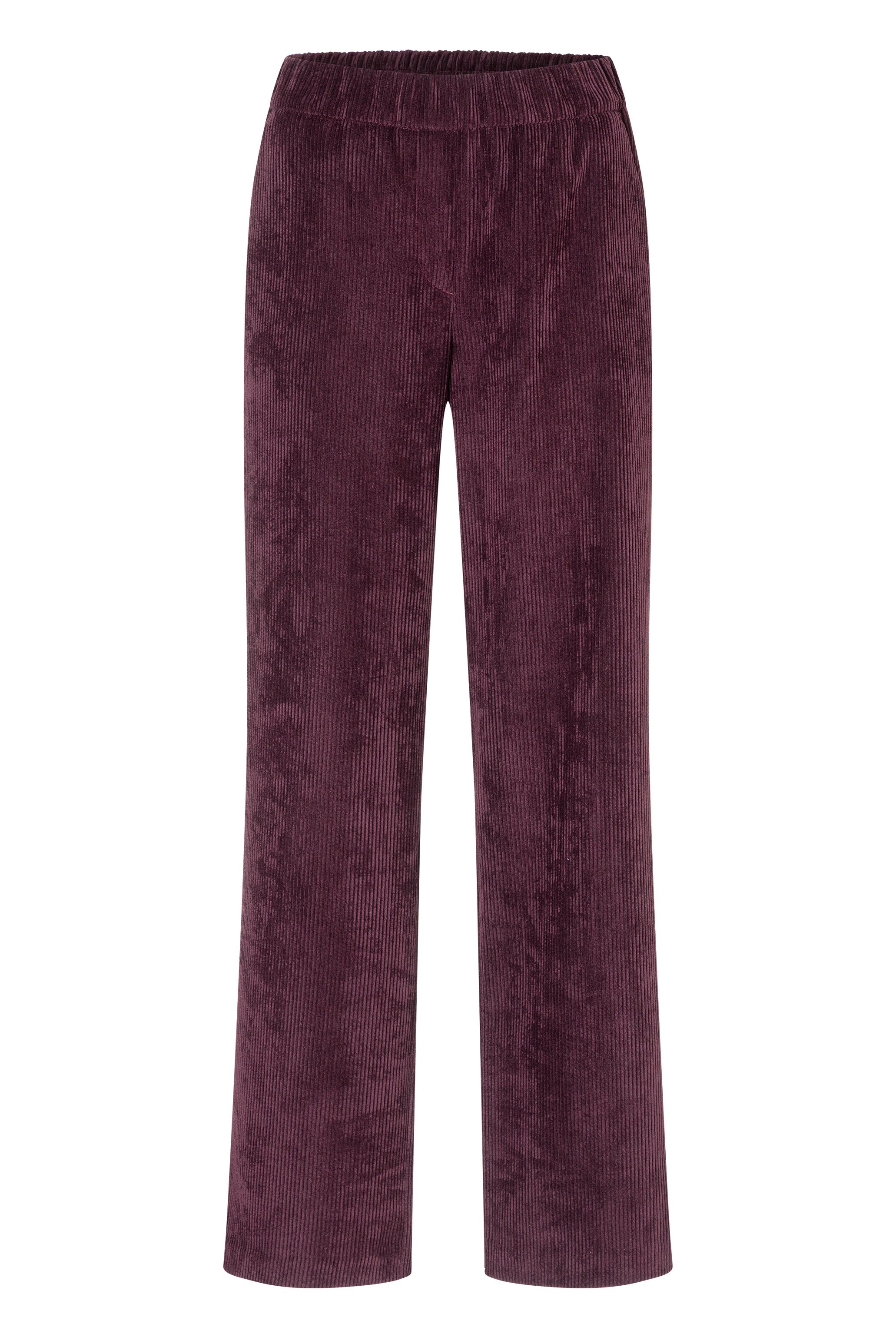 MAC Chiara Fluid Corduroy Trousers - Aubergine