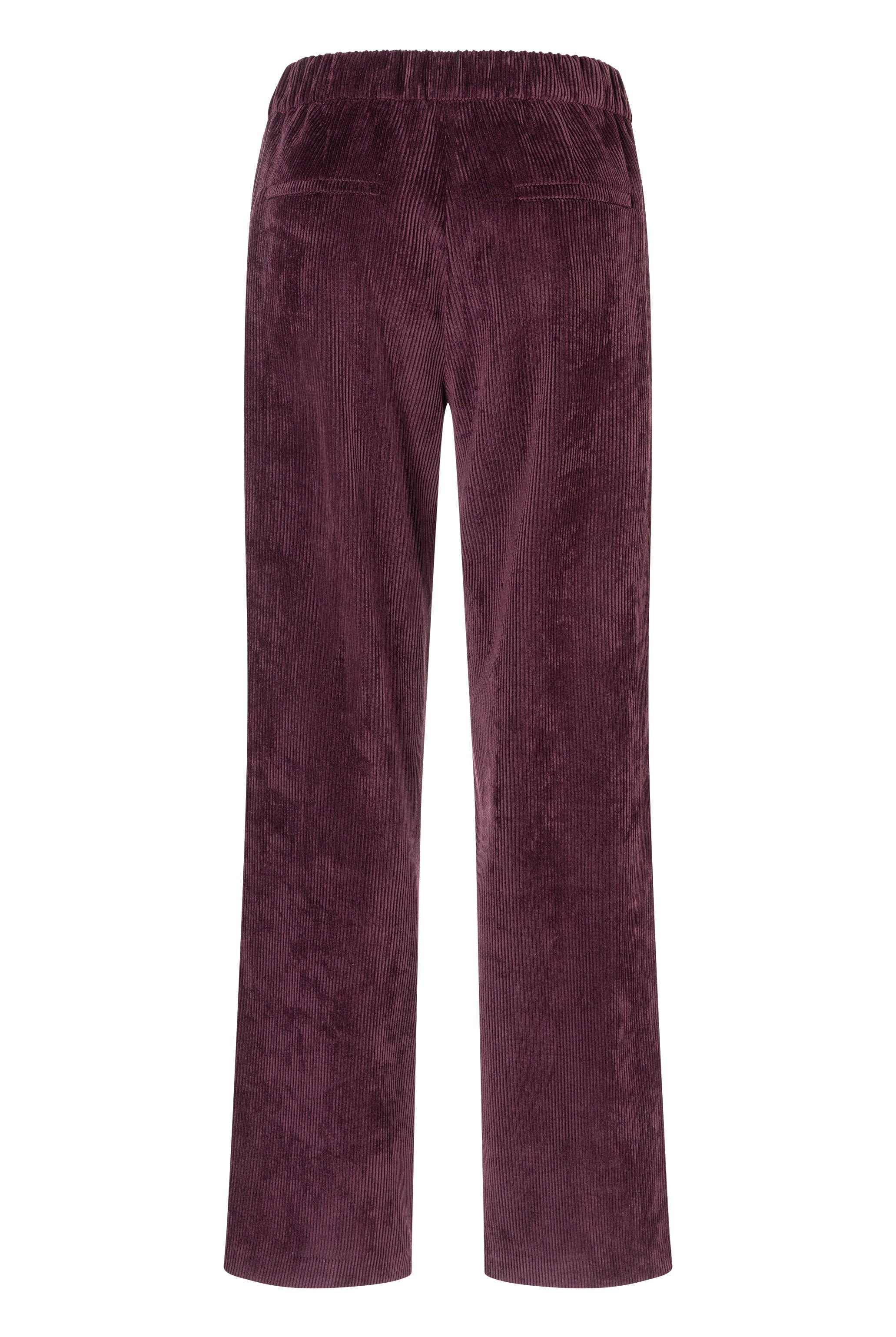MAC Chiara Fluid Corduroy Trousers - Aubergine