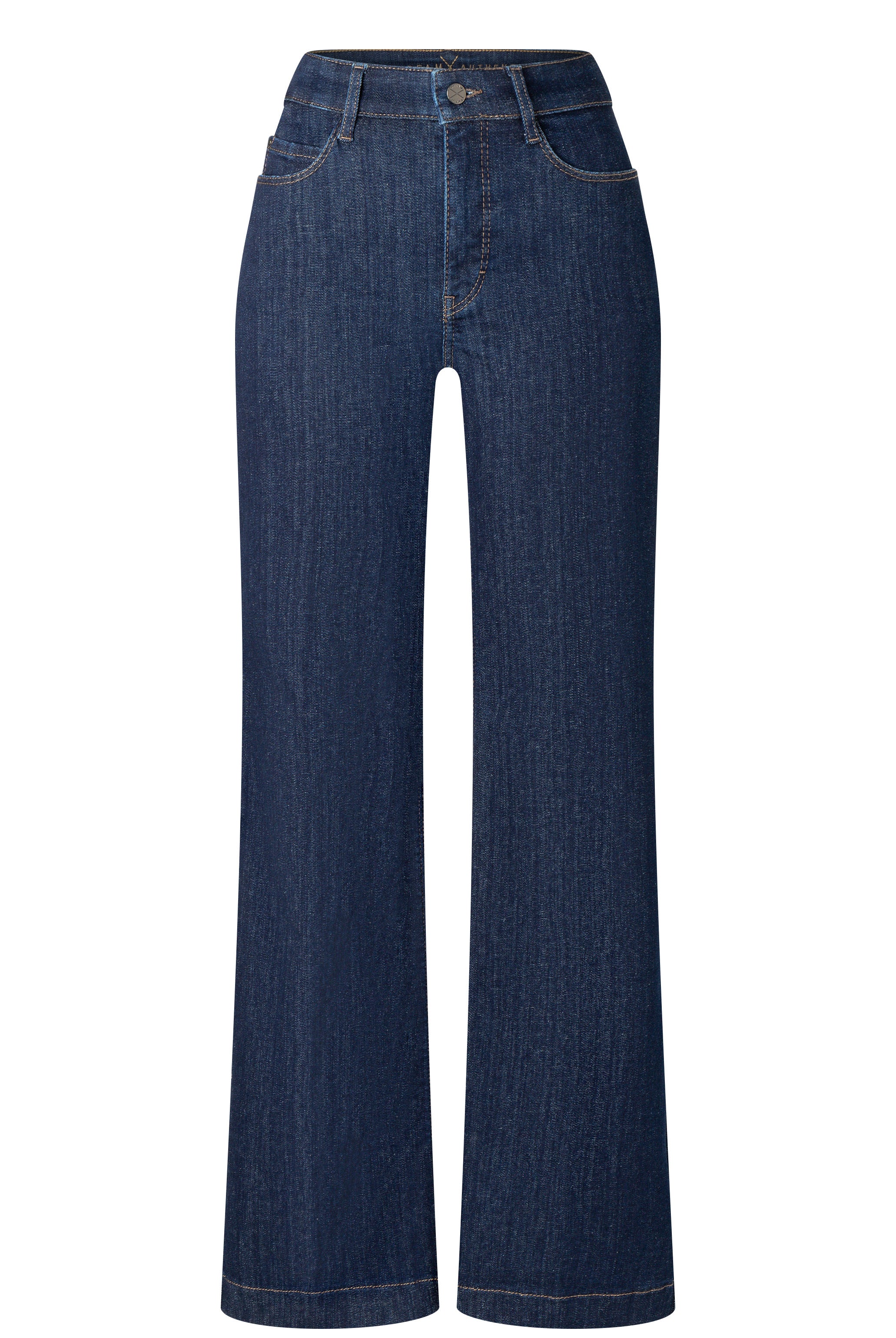 MAC Dream Wide Authentic Mega Flex Jeans - Fashion Rinsed