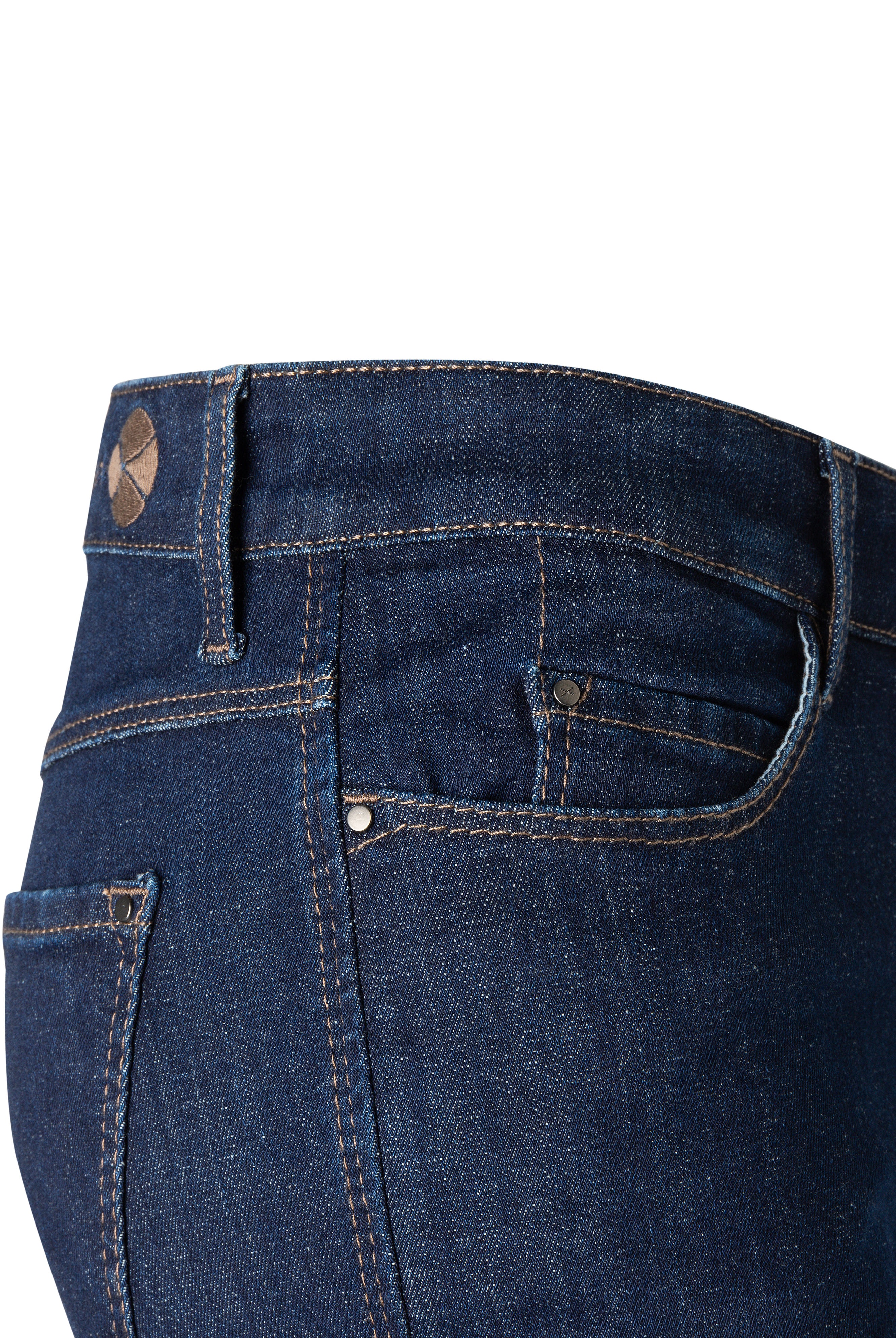 MAC Dream Wide Authentic Mega Flex Jeans - Fashion Rinsed
