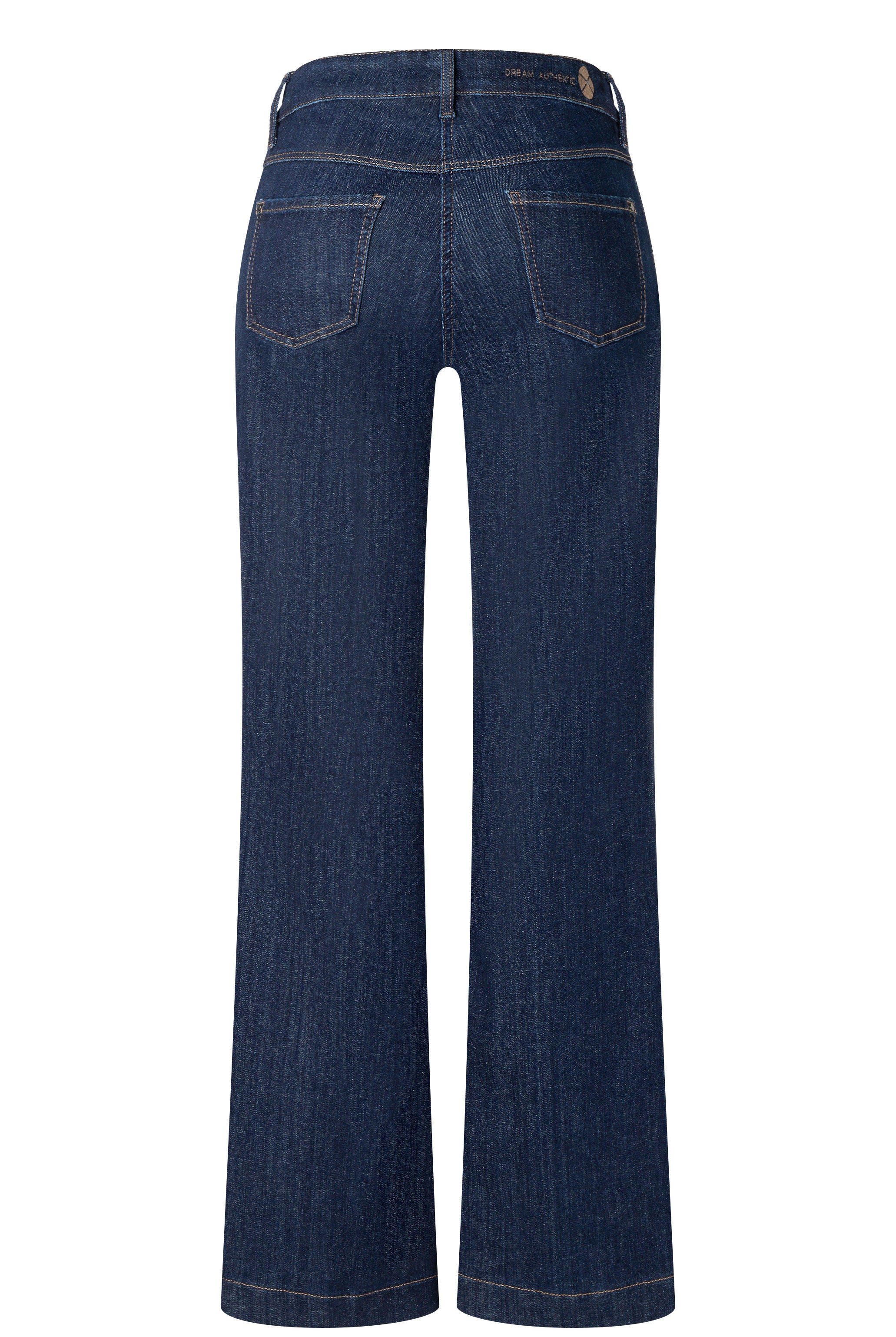 MAC Dream Wide Authentic Mega Flex Jeans - Fashion Rinsed