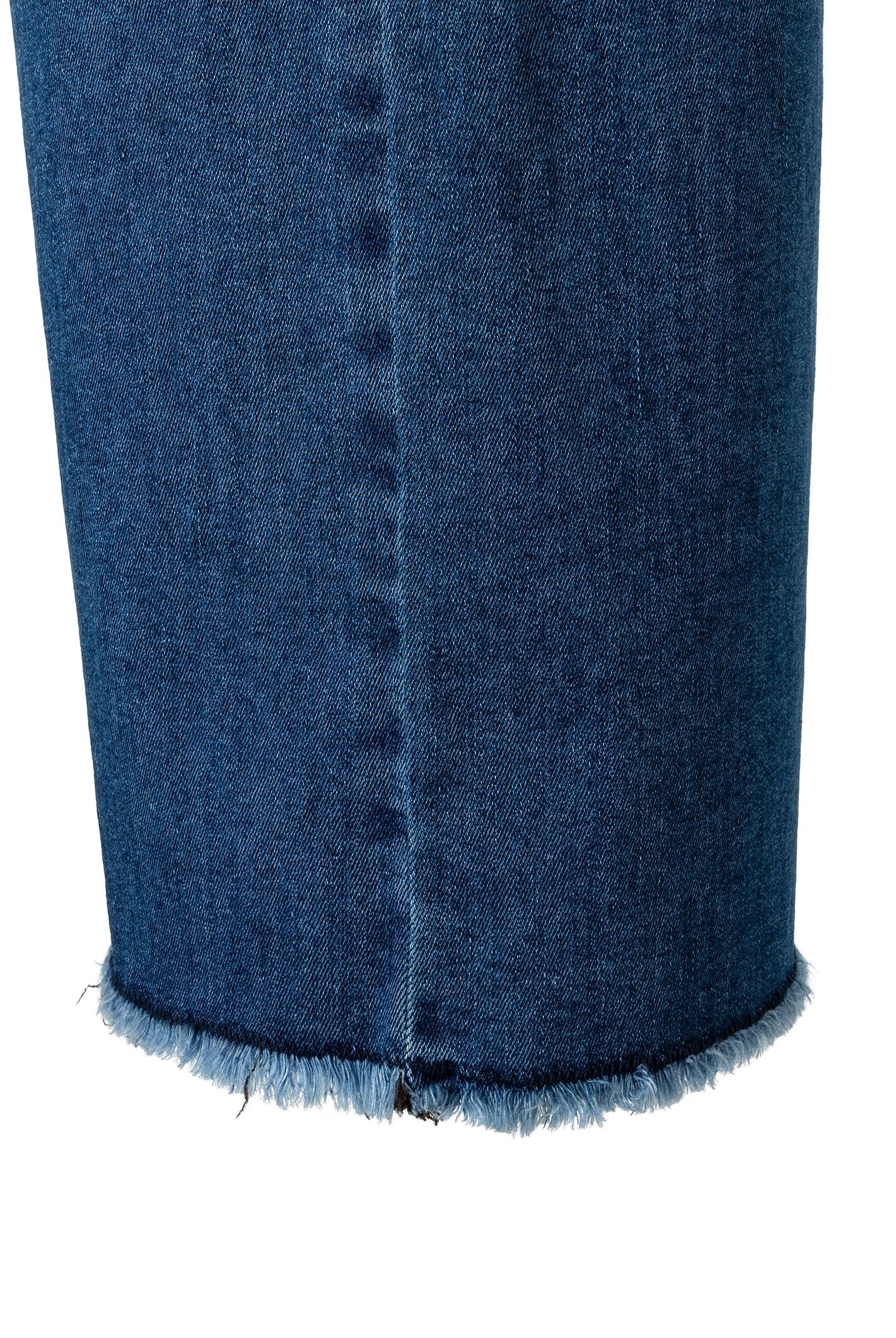 MAC Dream Wide Wonderlight Cropped Jeans - Storm Blue Authentic Wash