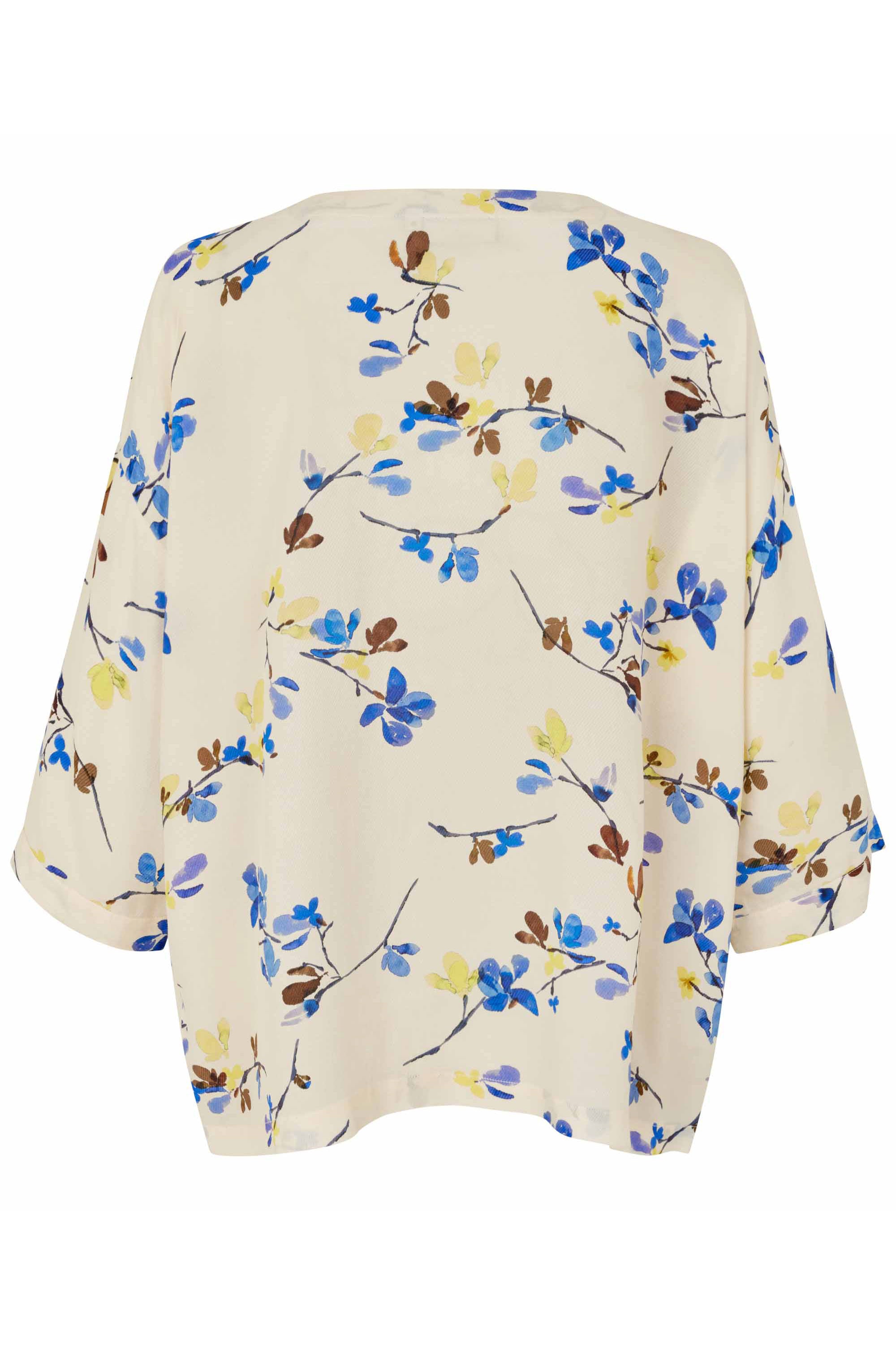 Masai Becca 3/4 Sleeve Top - Fog
