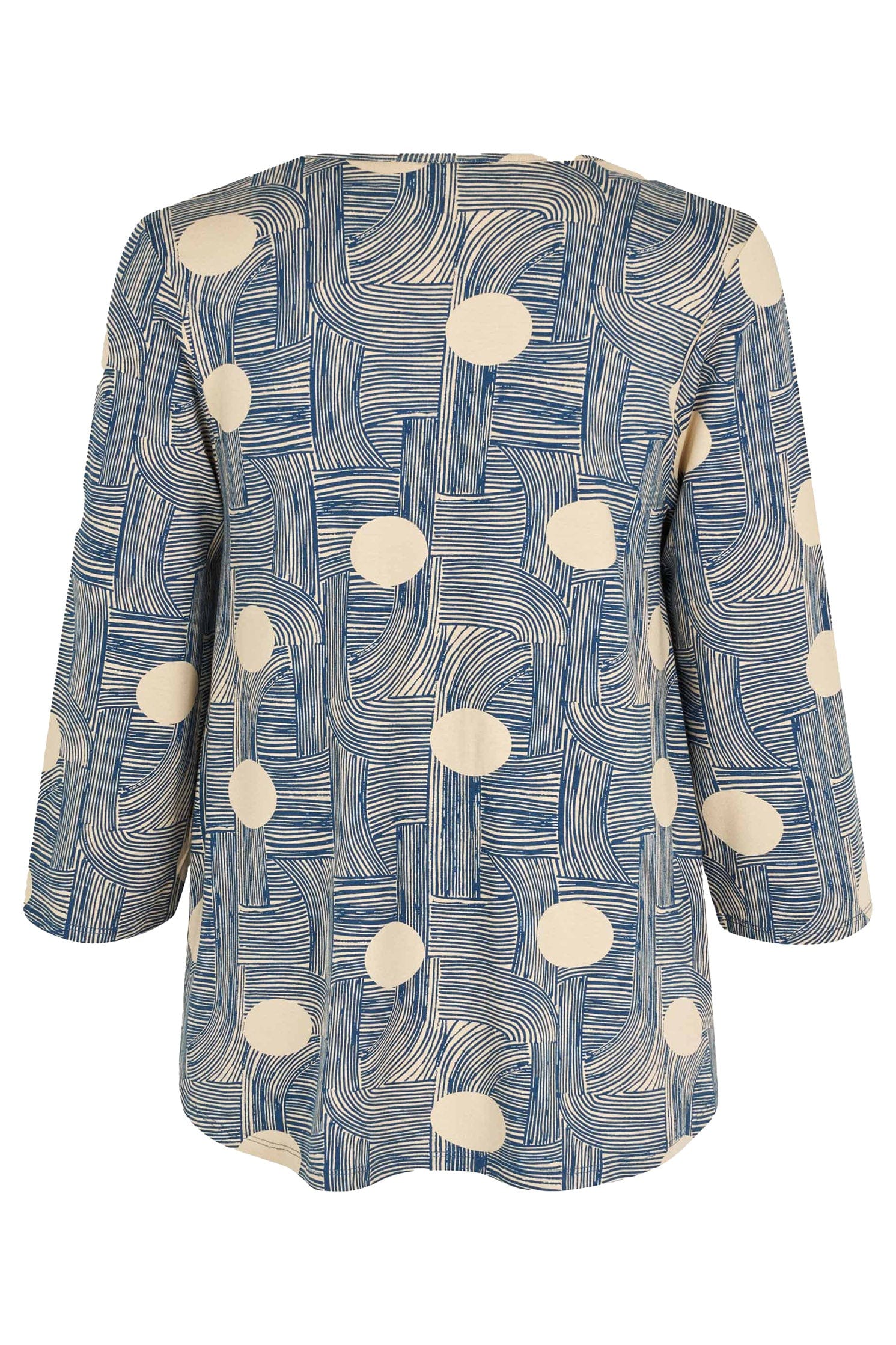 Masai Devami Printed Top - Sargasso Sea