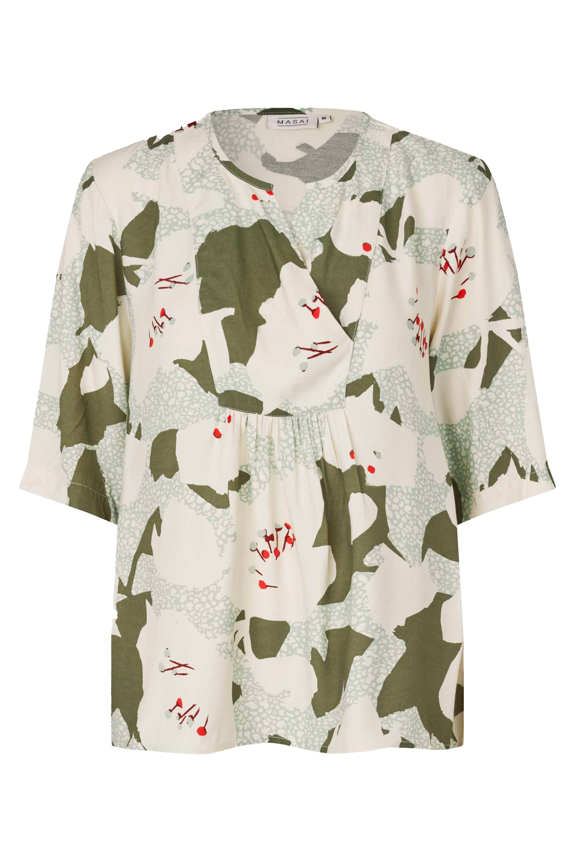 Masai Dusya Printed Top - Frosty Green