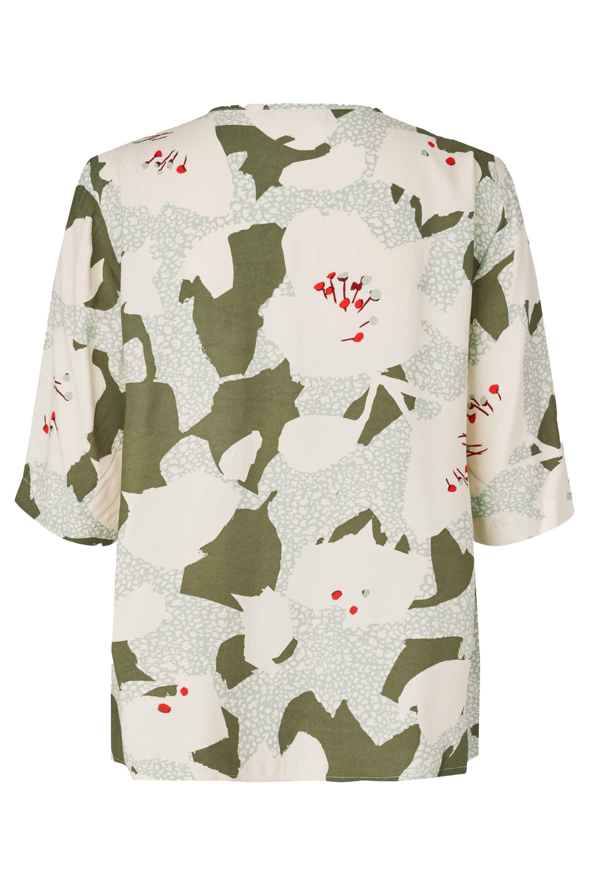 Masai Dusya Printed Top - Frosty Green