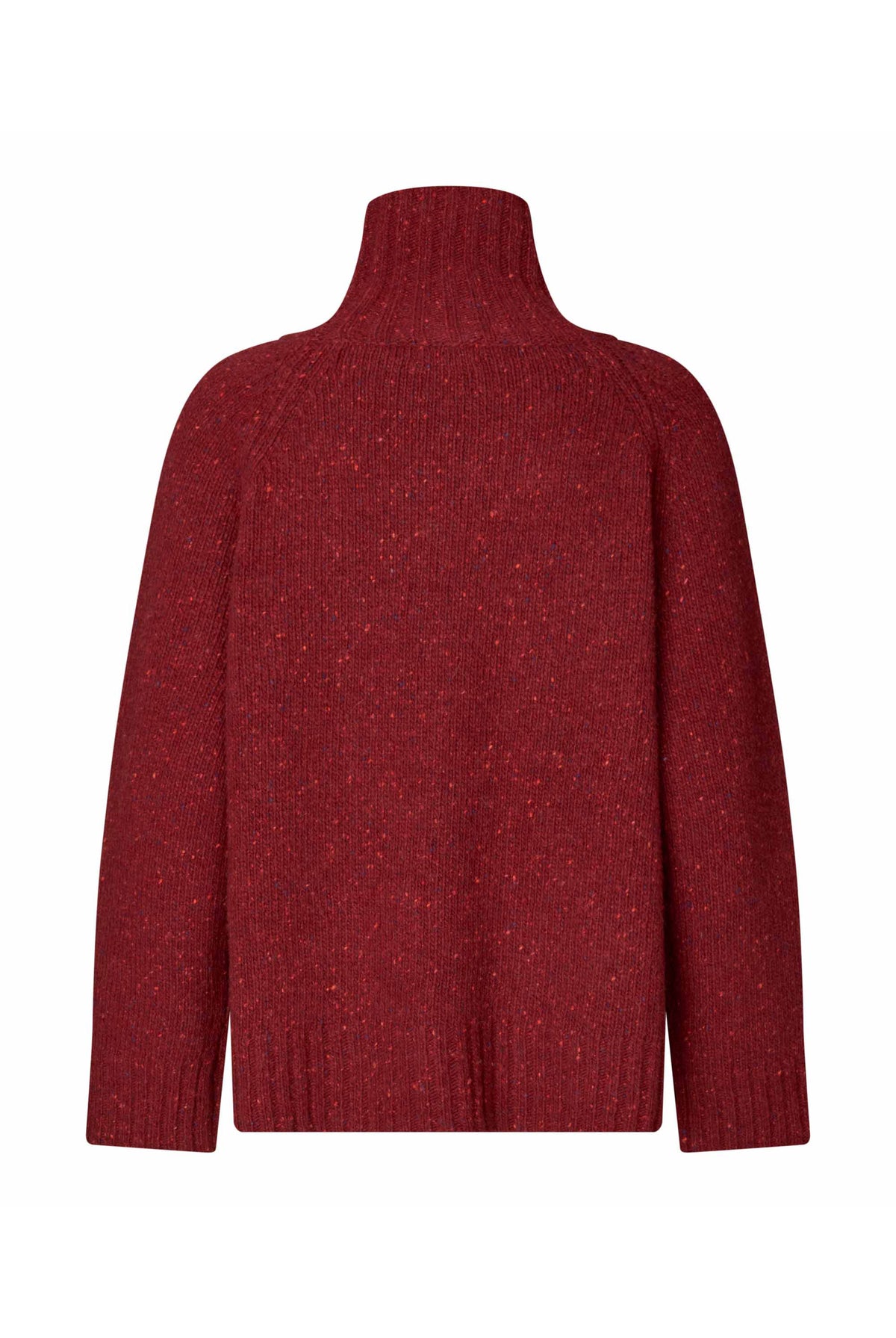 Masai Fenoria Funnel Neck Jumper - Tibetan Red