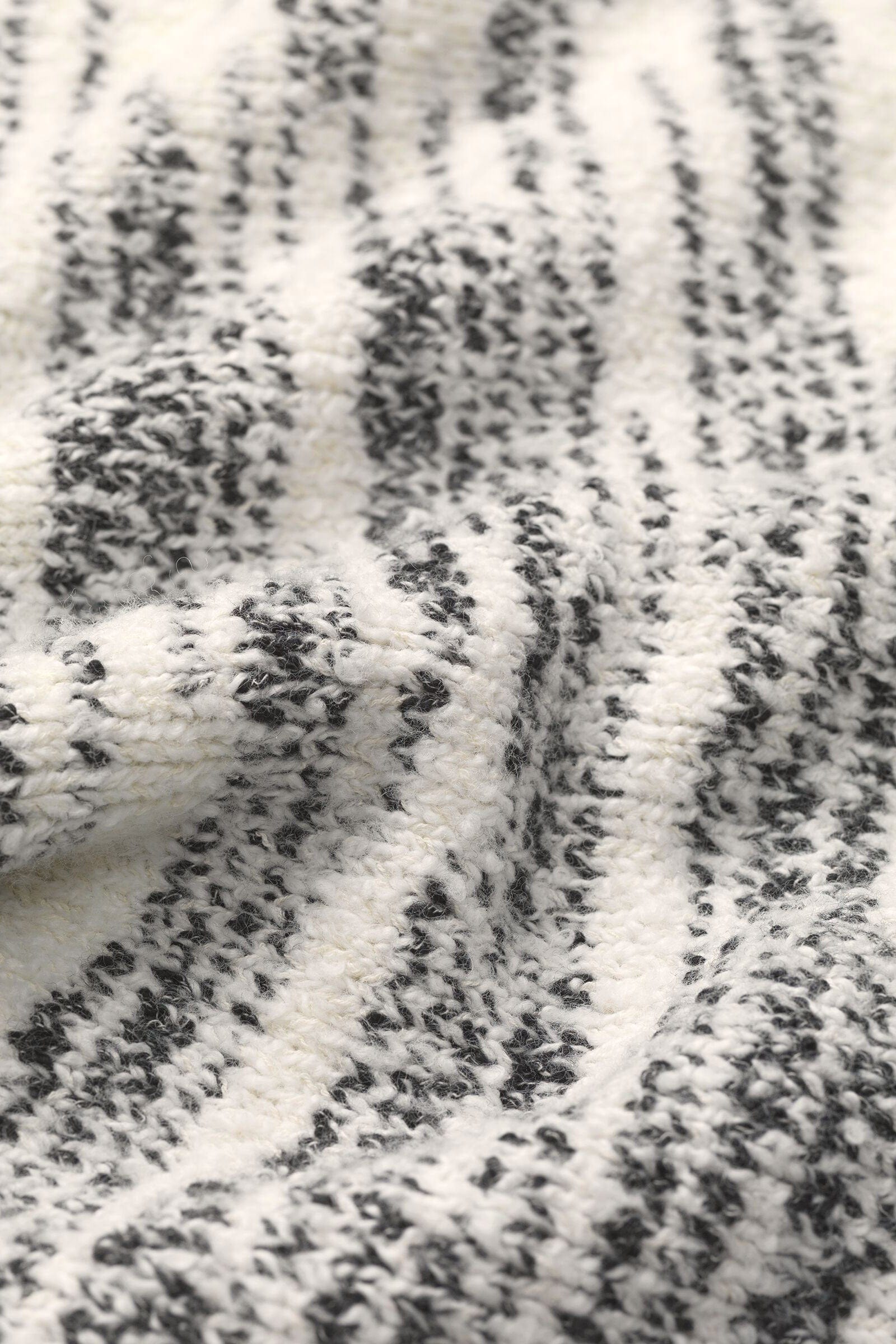 Masai Fuchsia Melange Knitted Jumper - Black