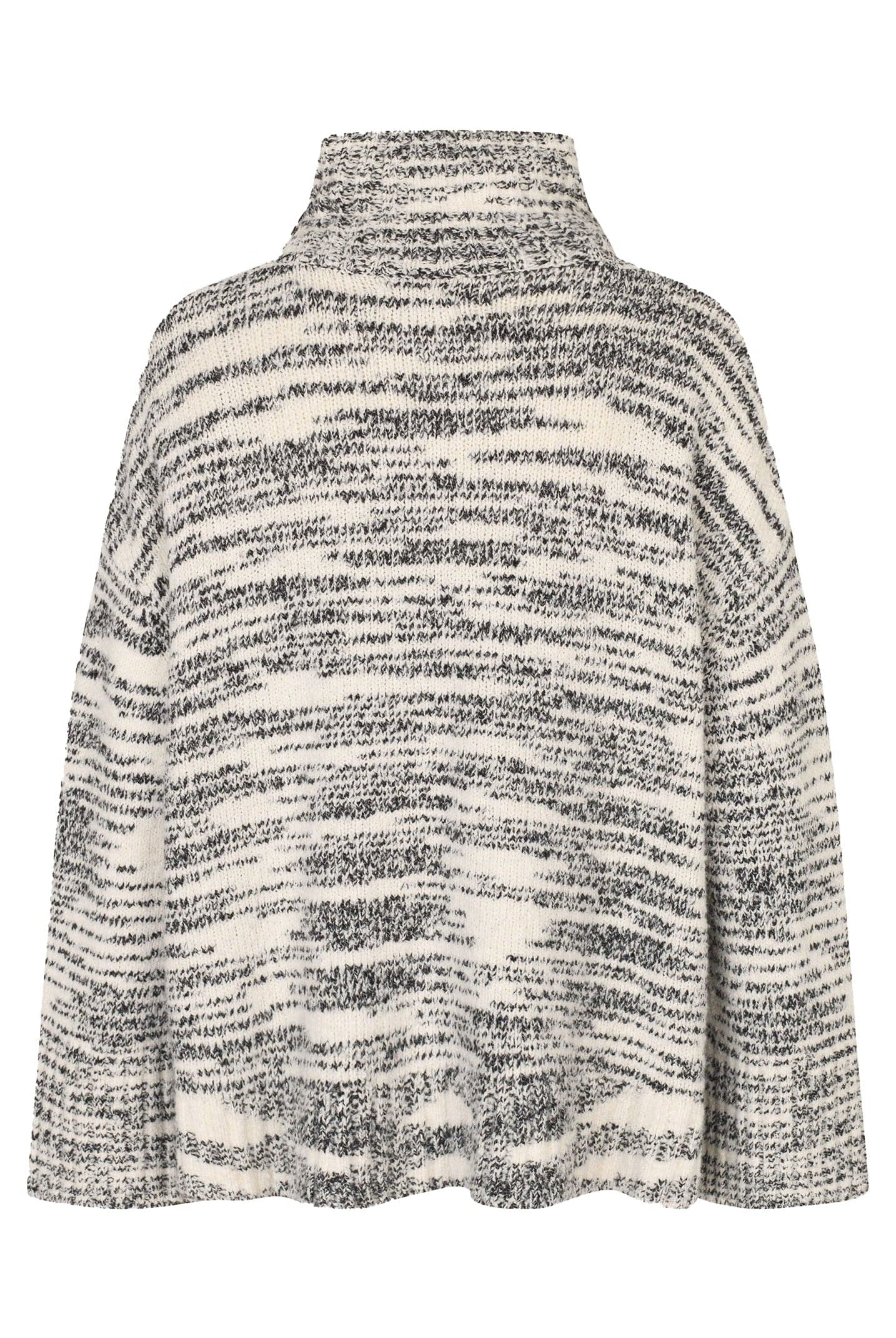 Masai Fuchsia Melange Knitted Jumper - Black