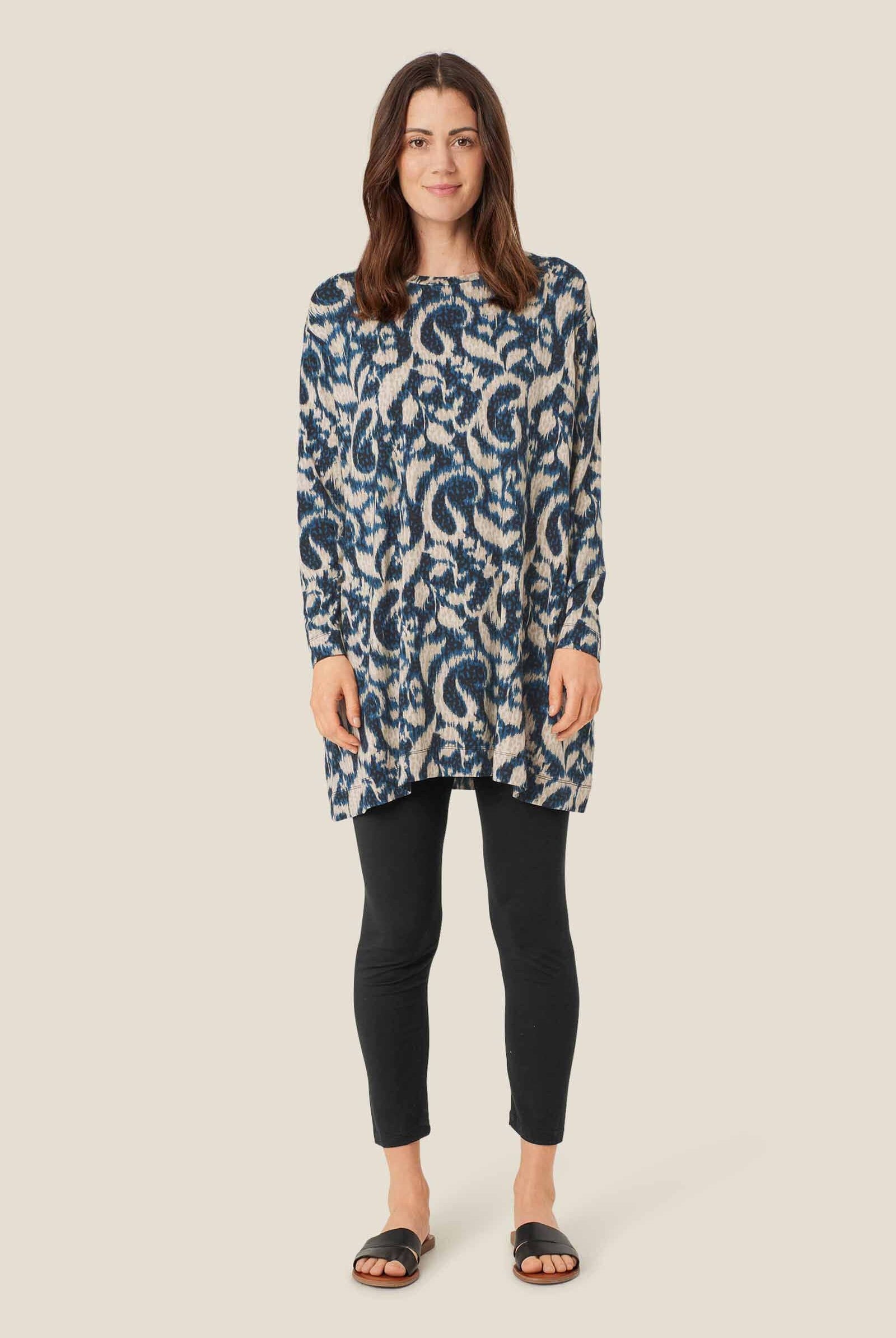 Masai Gael Printed Jersey Tunic - Moonlit Ocean