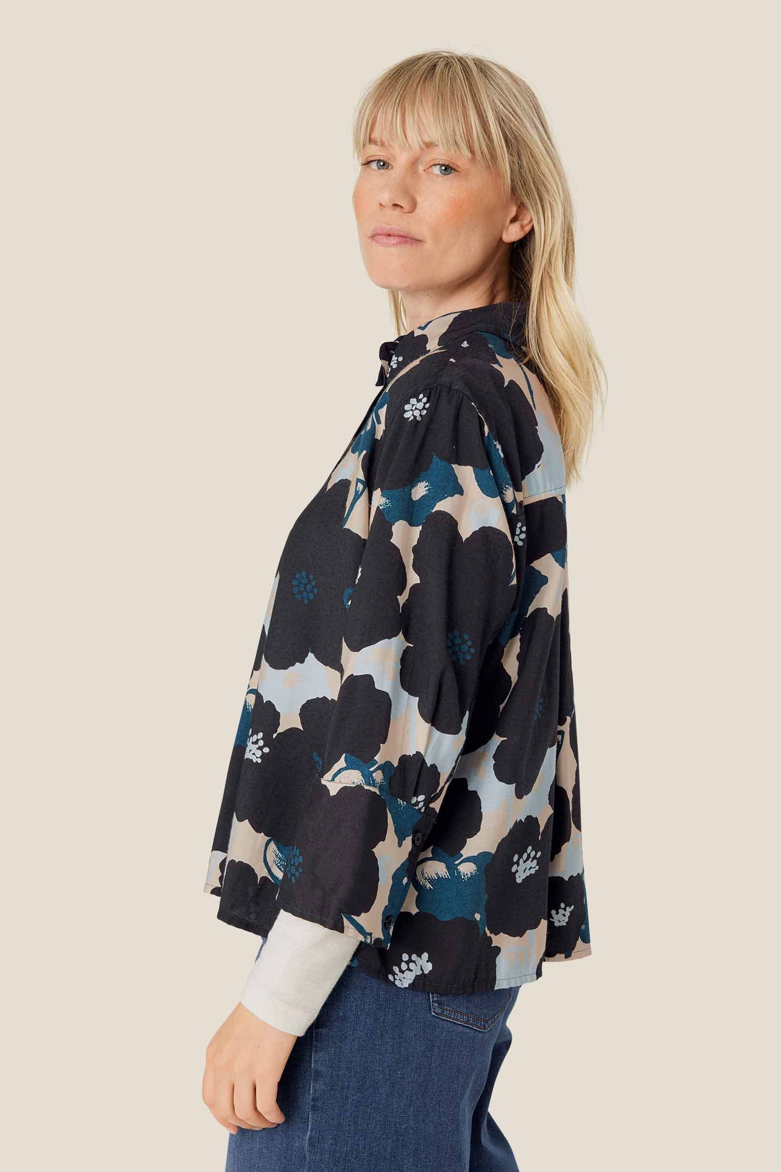 Masai Ilonka Printed Shirt - Moonlit Ocean