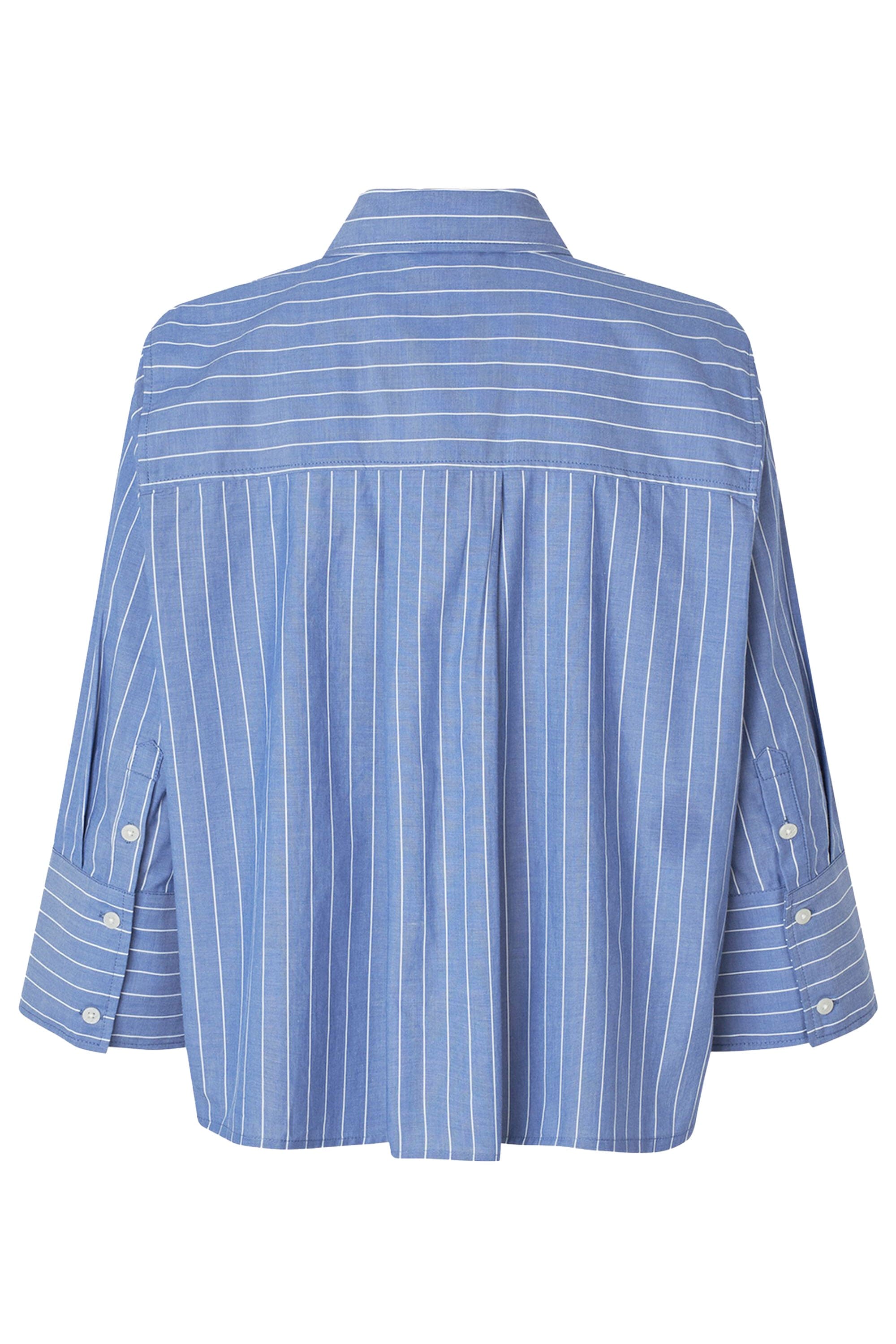 Masai Ilonka Stripe Shirt - Sargasso Sea