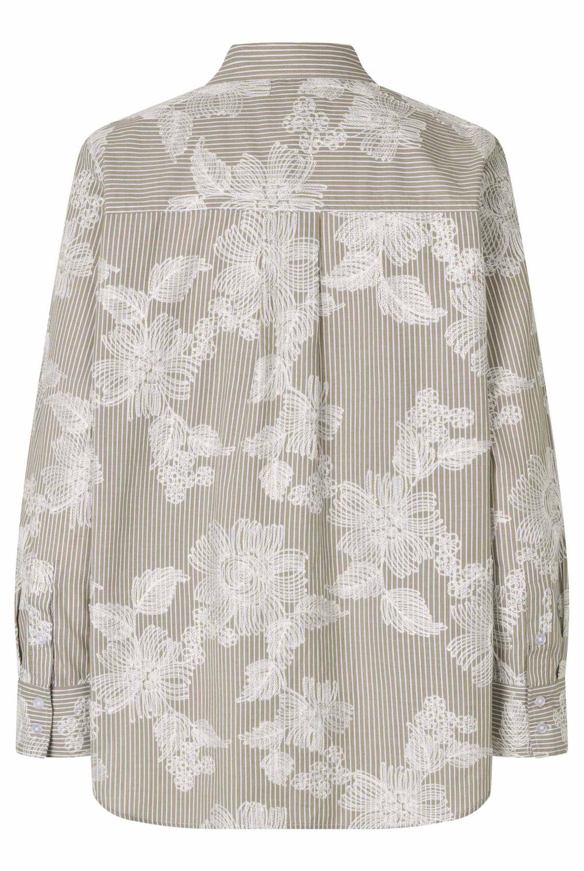 Masai Ilyra Embroidered Shirt - Fennel Seed