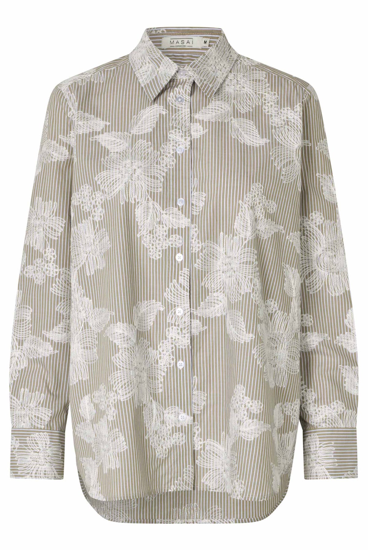 Masai Ilyra Embroidered Shirt - Fennel Seed