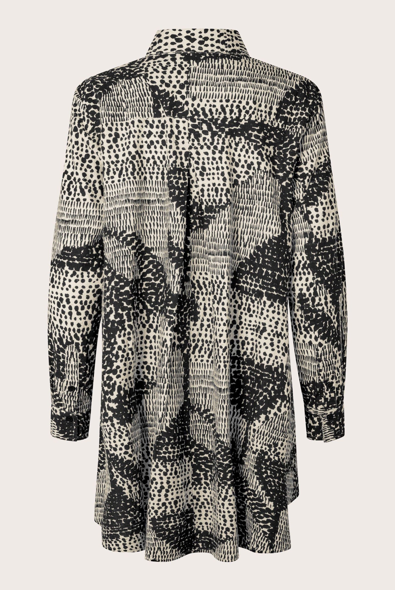 Masai Ingebeth Printed Cotton Shirt - Black