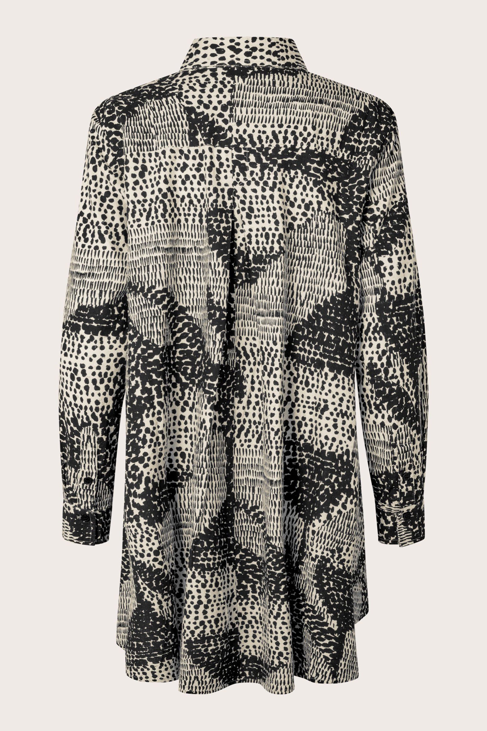 Masai Ingebeth Printed Cotton Shirt - Black