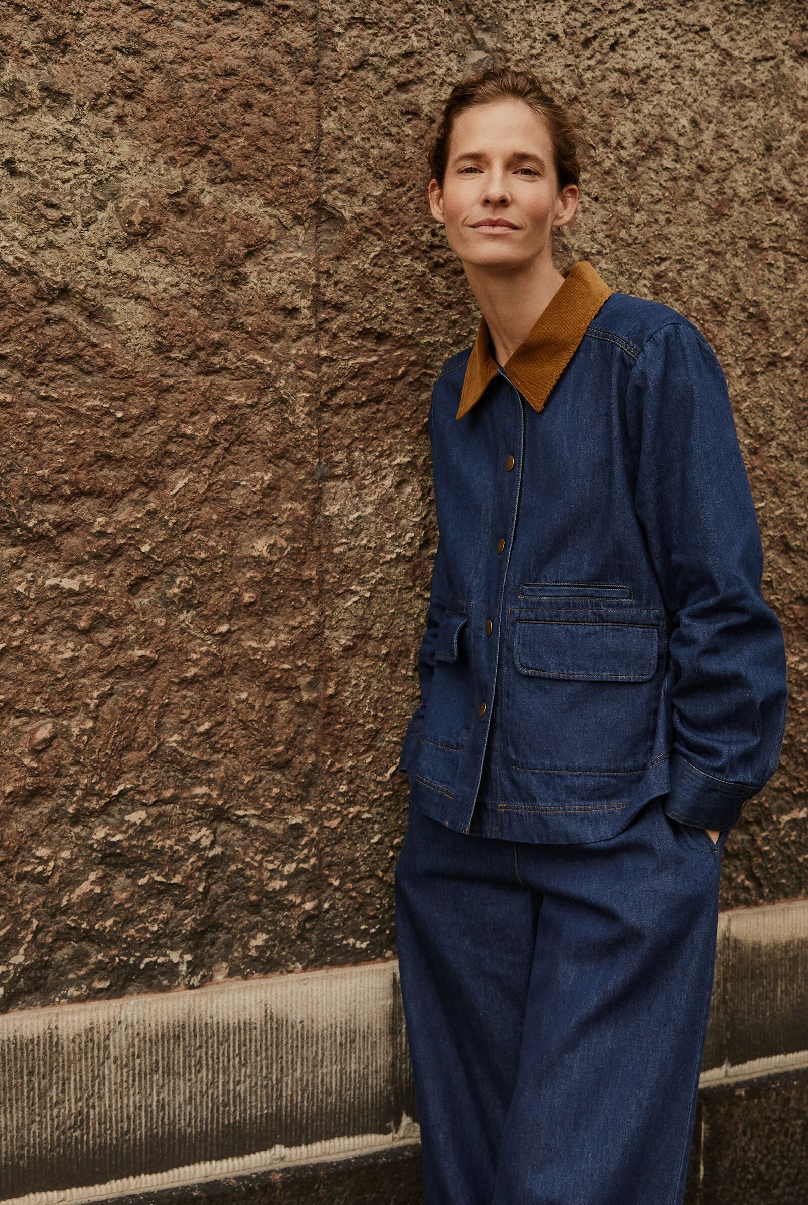 Masai Julemi Denim Jacket - Dark Denim