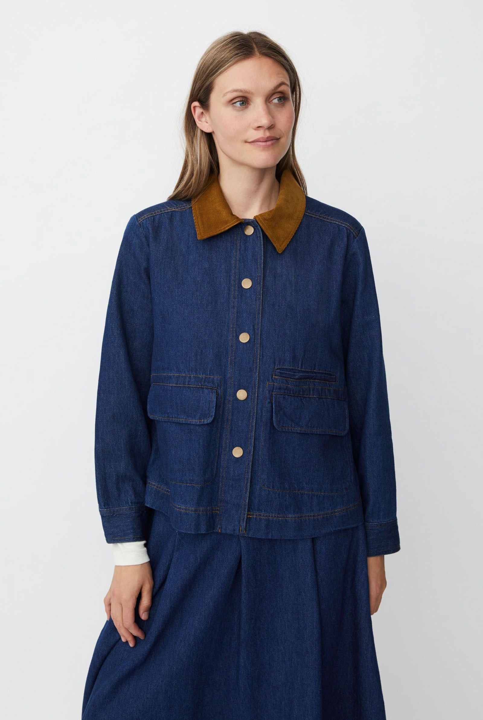 Masai Julemi Denim Jacket - Dark Denim