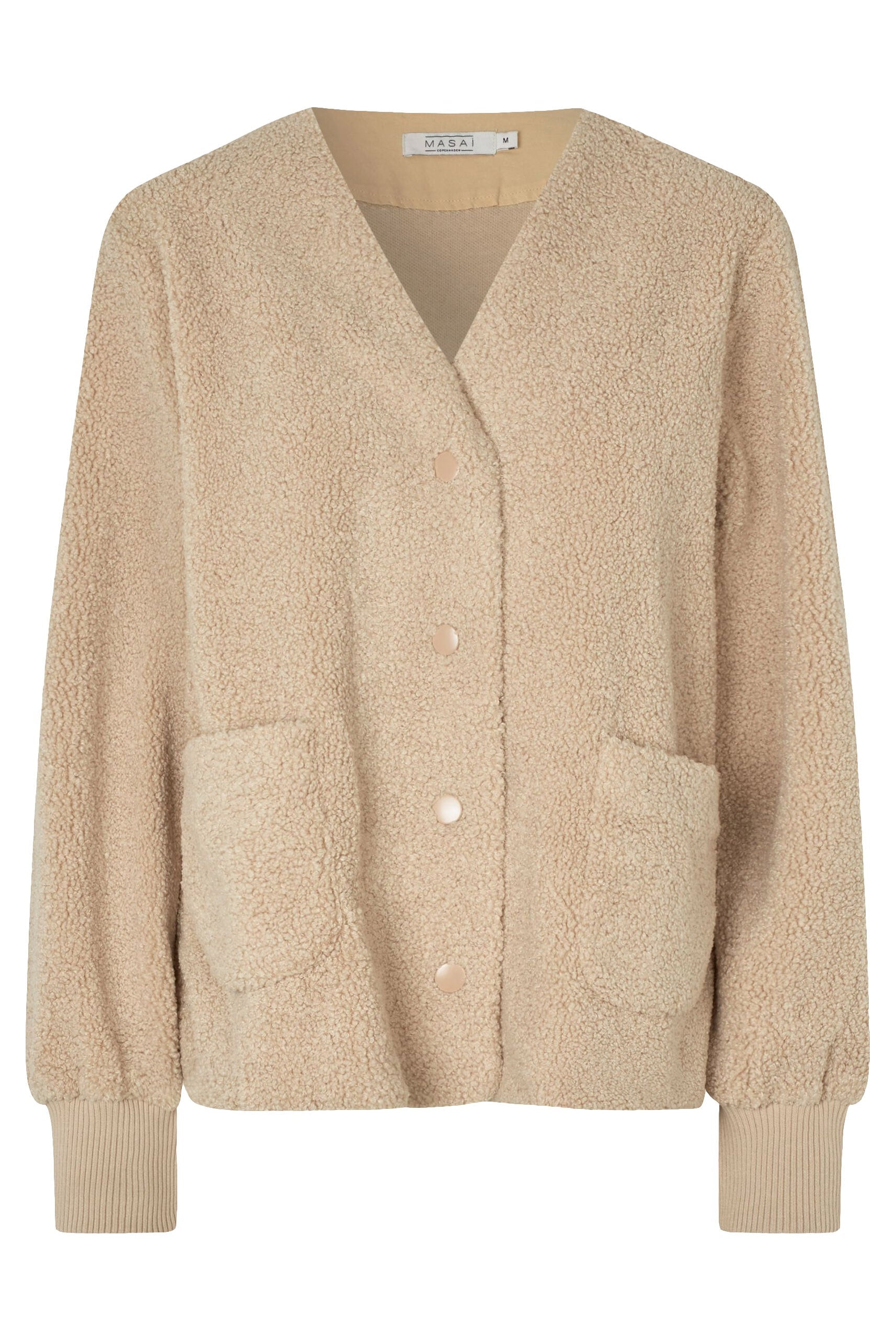 Masai Junte Teddy Fleece Jacket - Fog