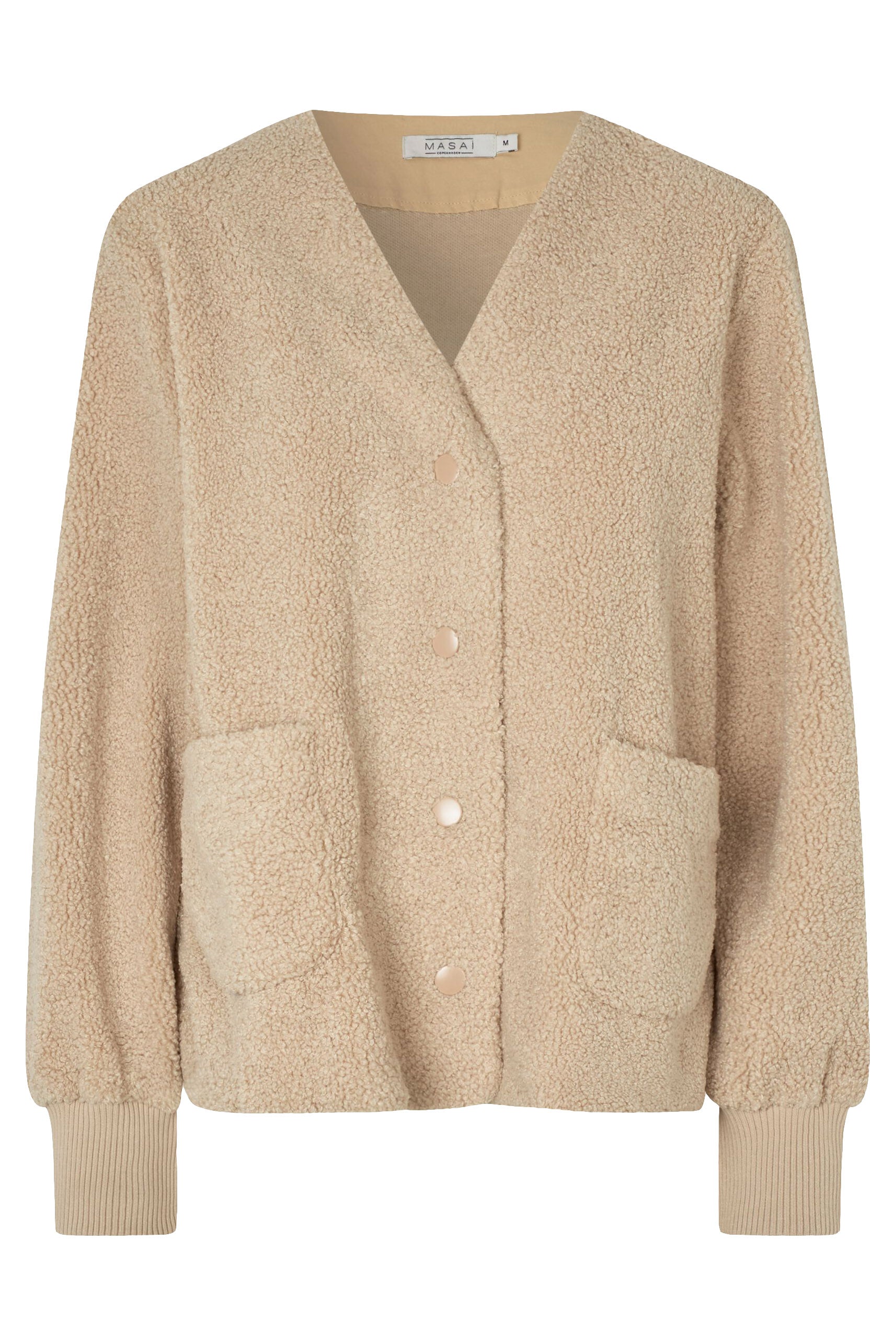 Masai Junte Teddy Fleece Jacket - Fog